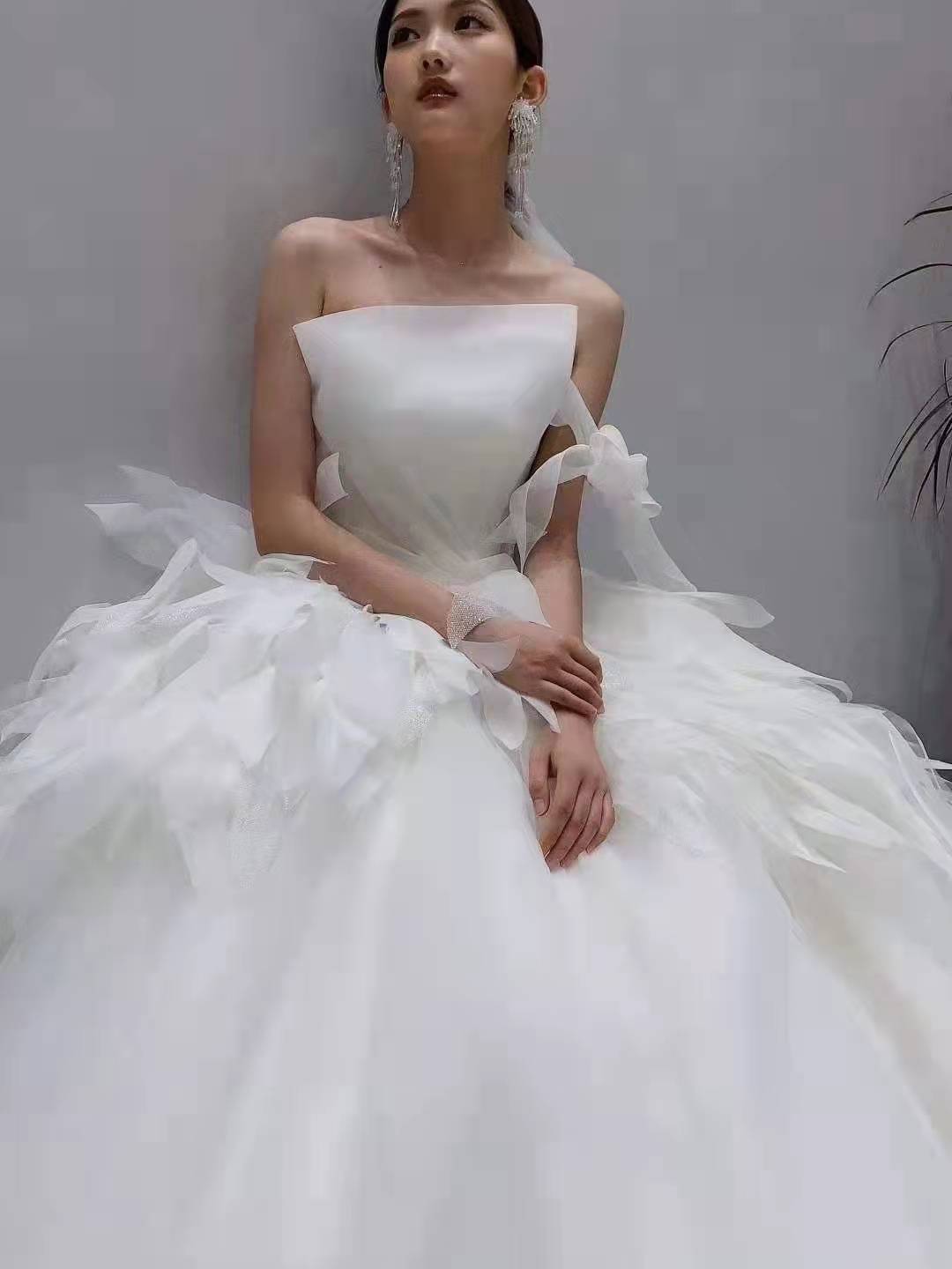 【婚纱租赁】甜美公主蓬蓬裙婚纱