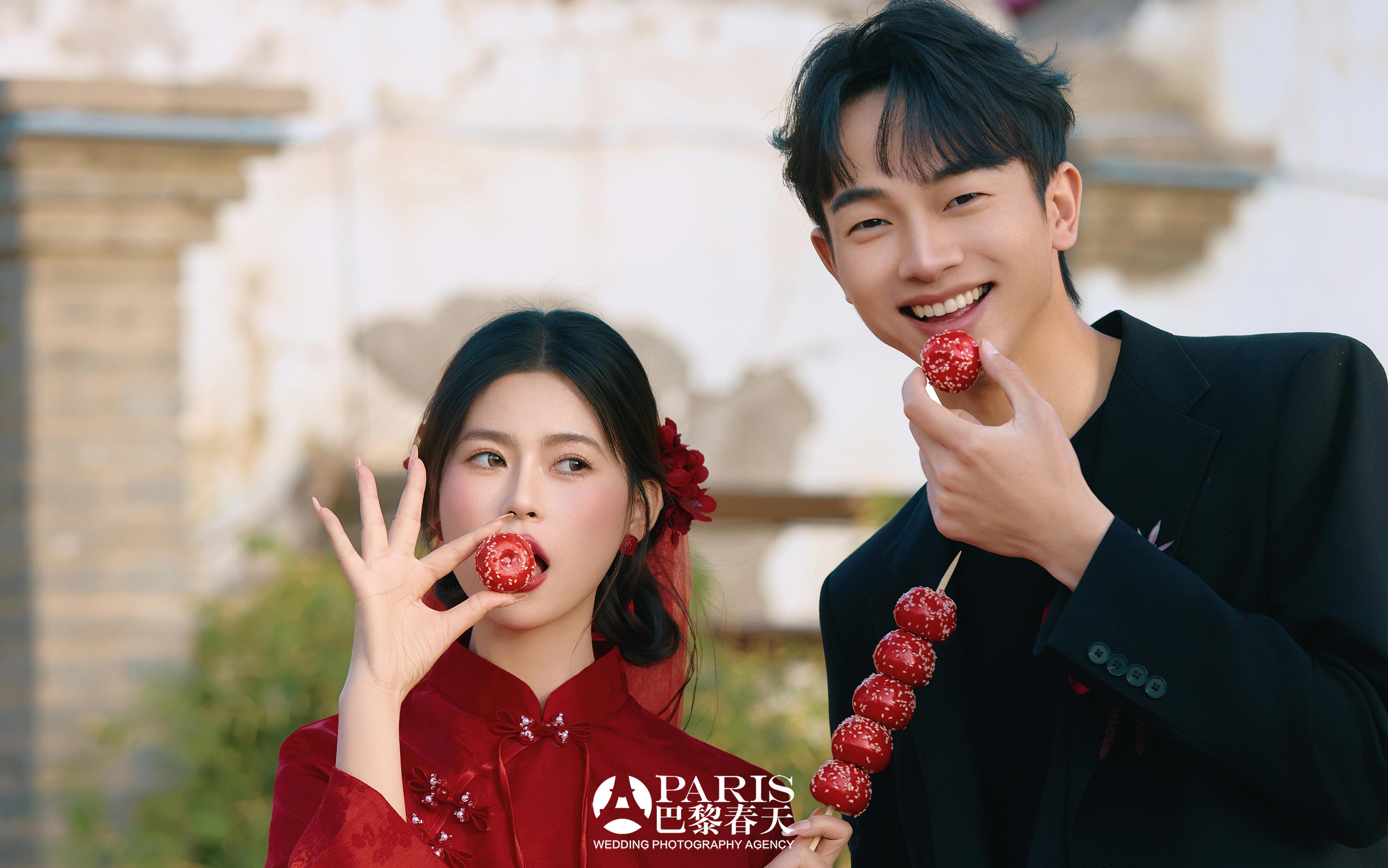 新中式喜嫁風格婚紗照客片分享