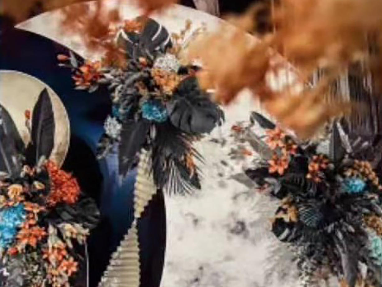 【THEONE壹.婚礼私人定制】橙蓝撞色