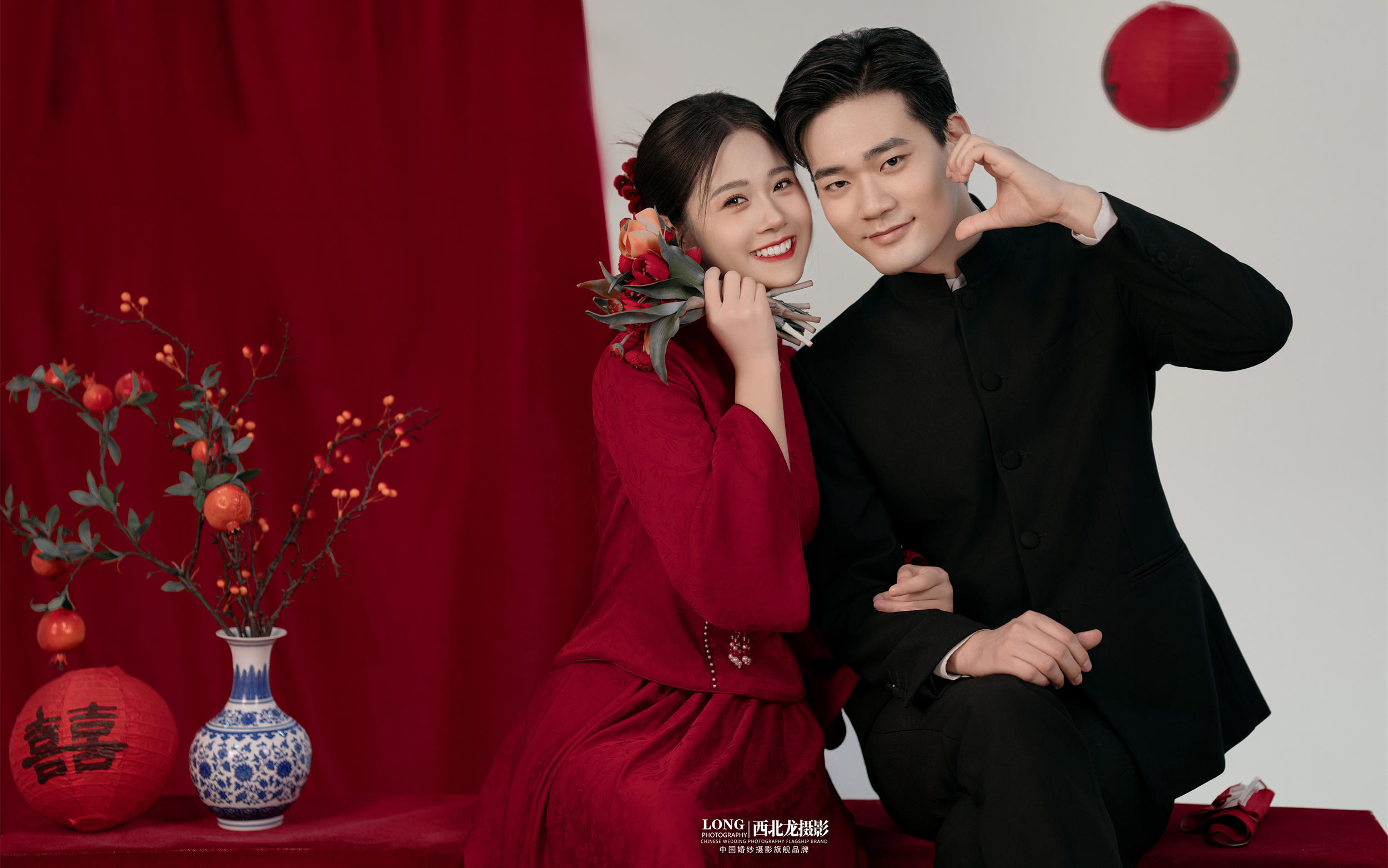 哇哦❗️糖分超标的轻复古喜嫁婚纱照~
