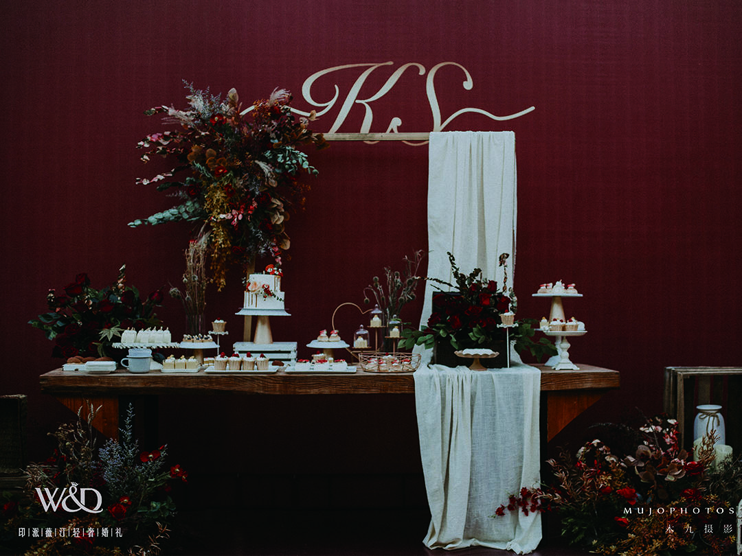 惟你 复古美式乡村风格 精致小众婚礼