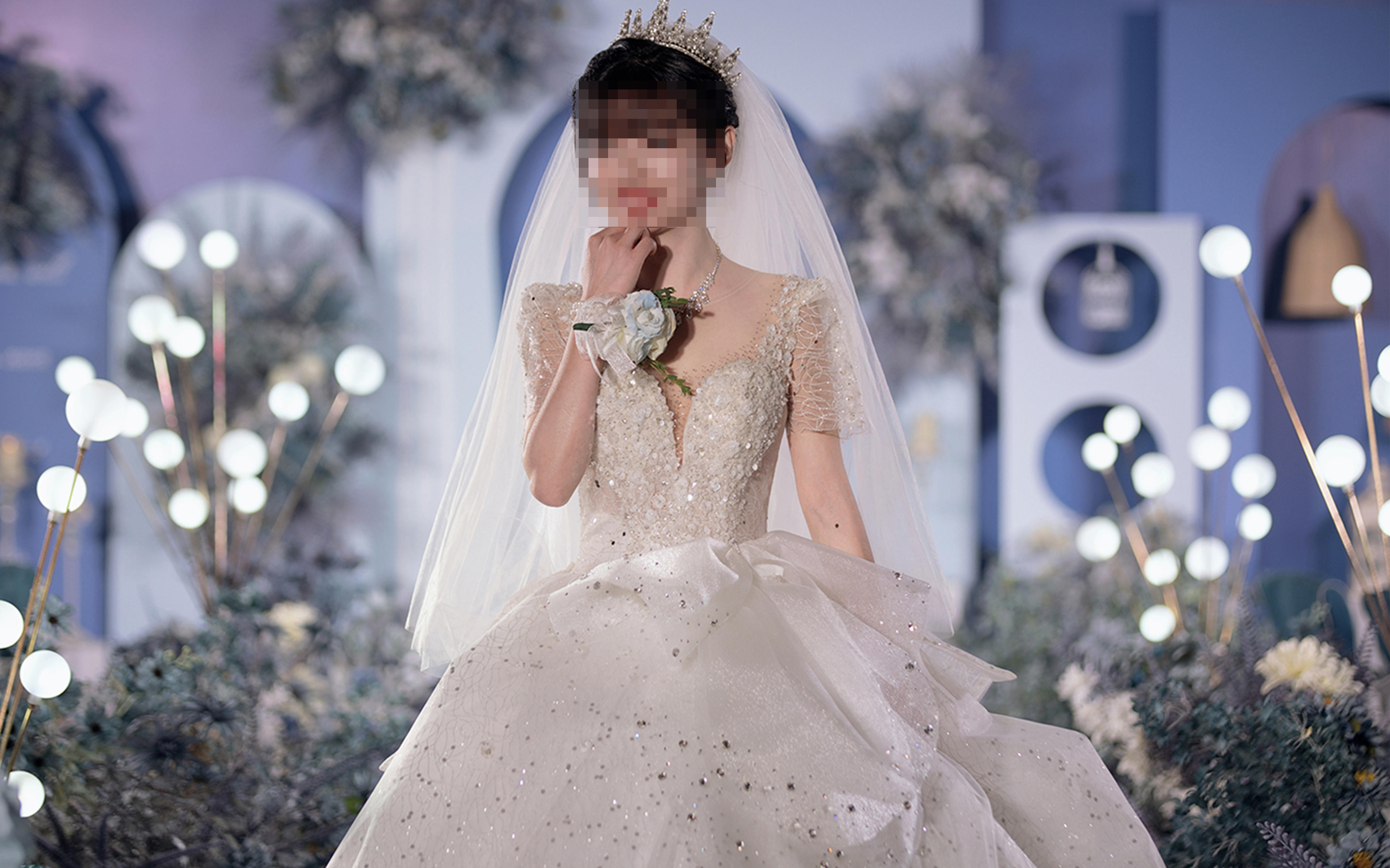 《喜堂婚礼》雾霾蓝小清新婚礼