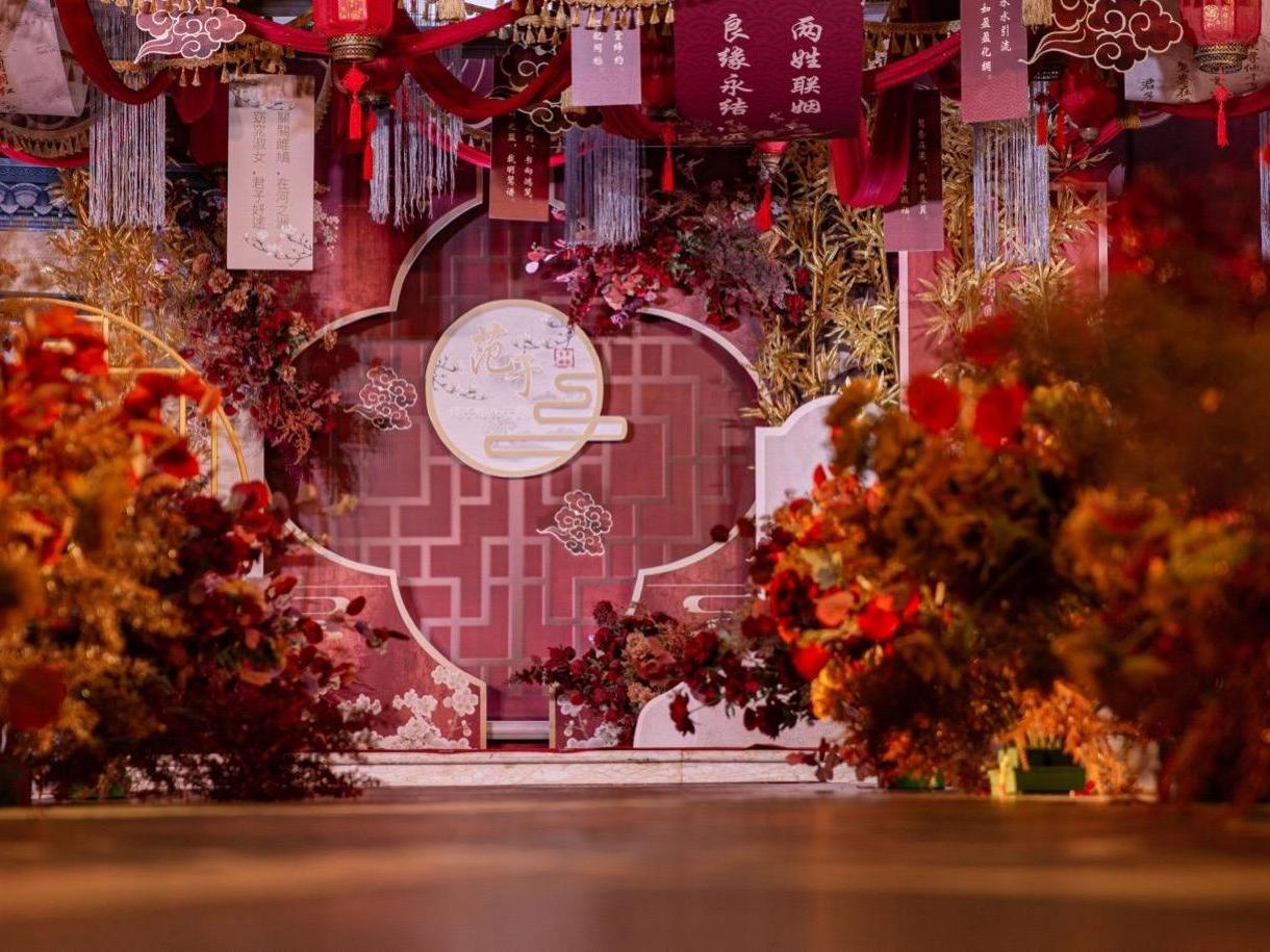 两姓联姻  良缘永结   六安花海阁