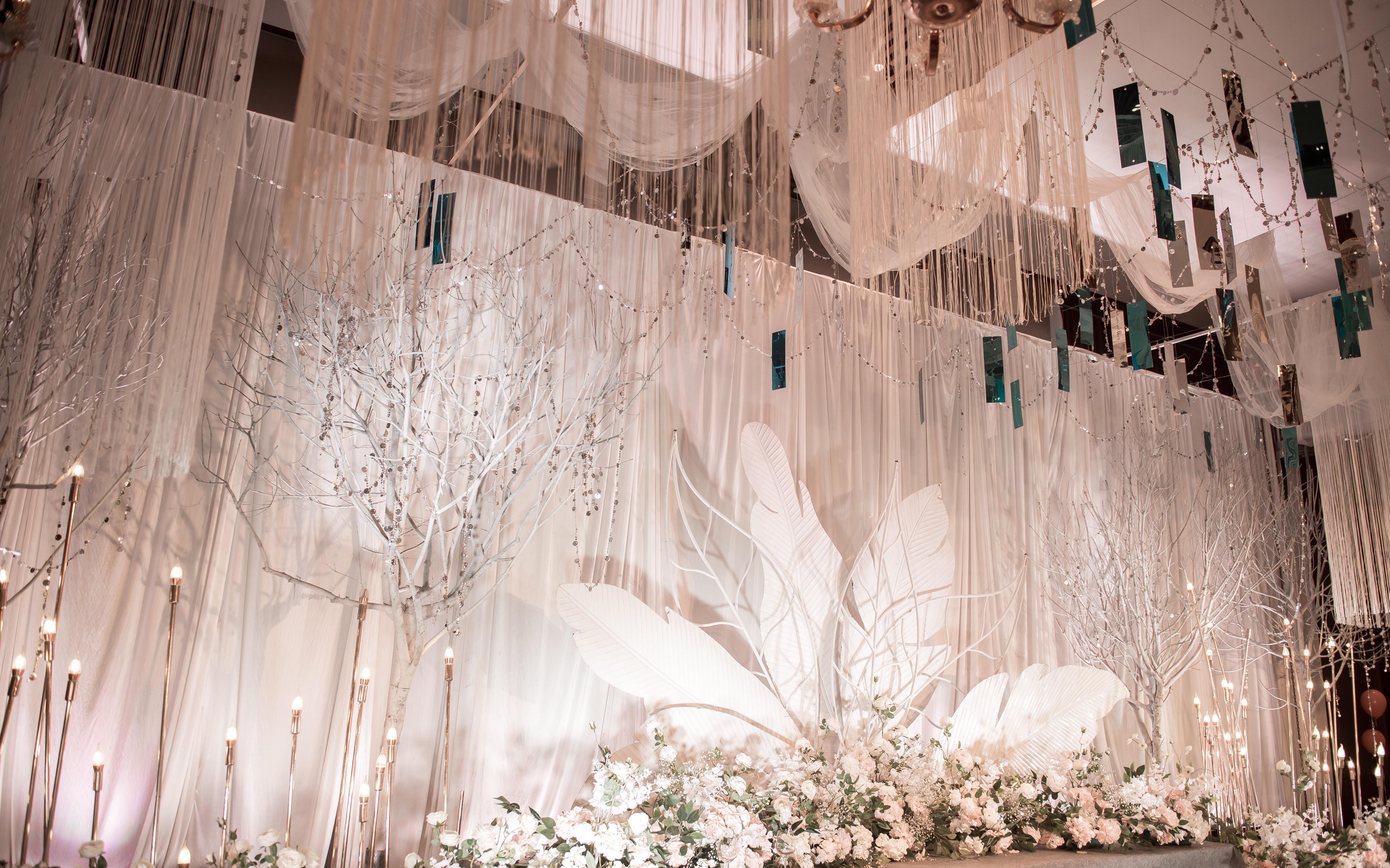 【缘定唯美婚礼】香槟白梦幻婚礼