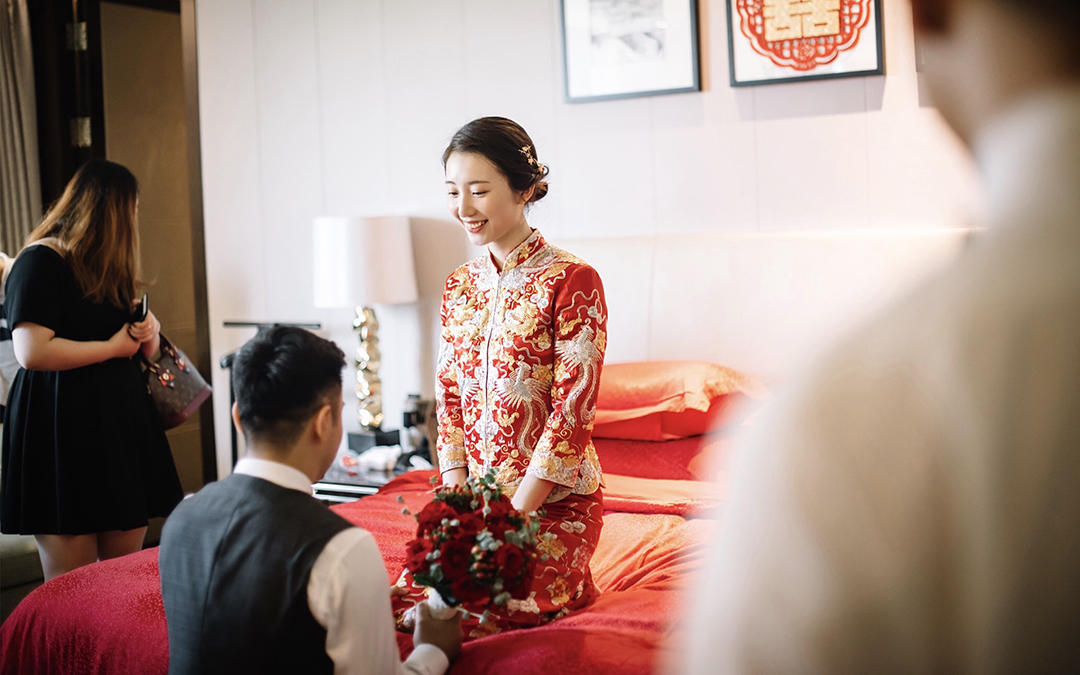 【慕色婚纱】婚礼当天都是美美的新娘