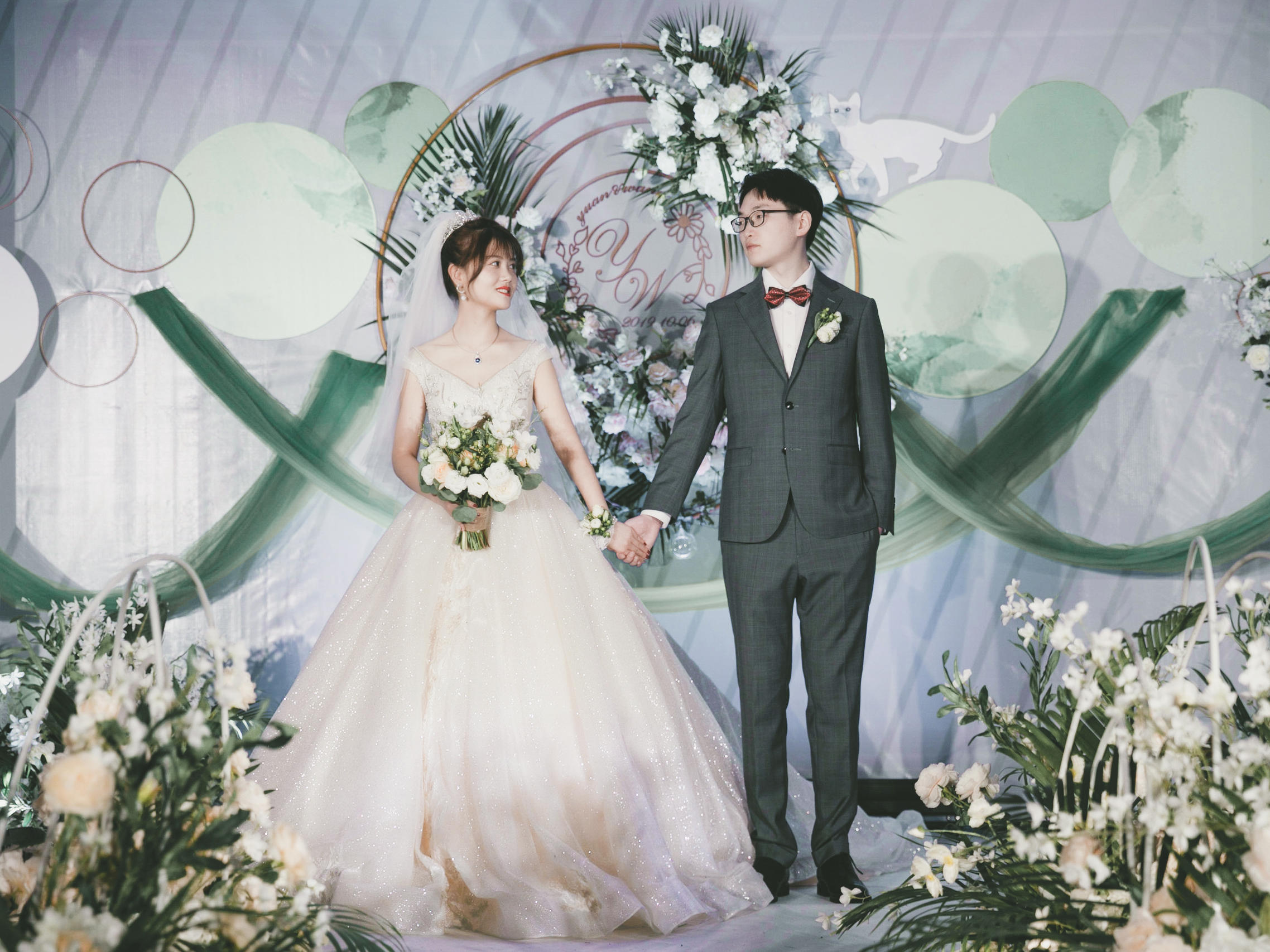 《四季童话婚礼定制》爆款白绿小清新