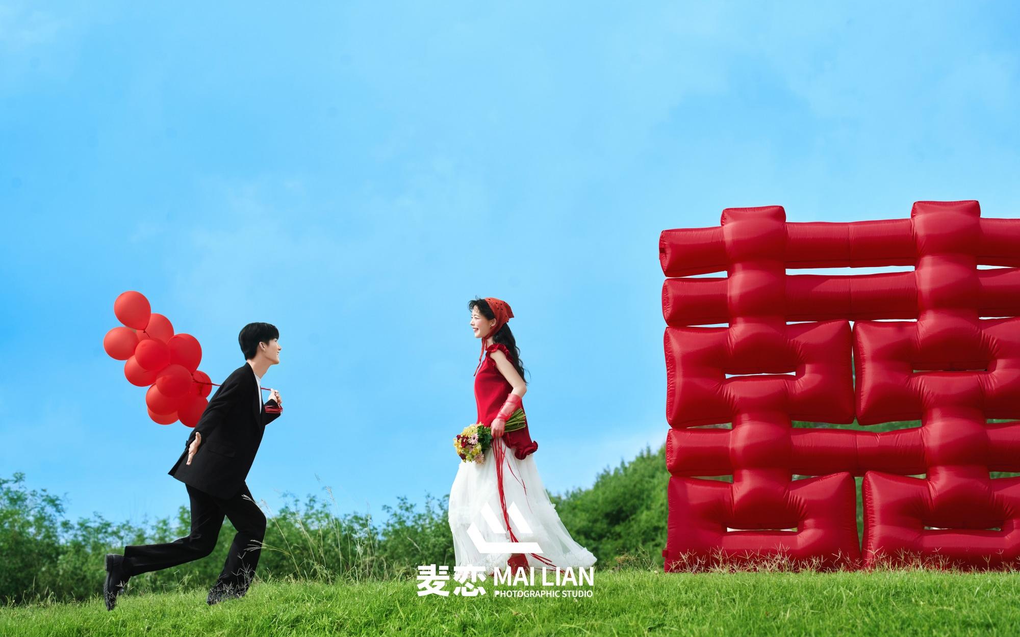 Wok❗️扑面而来的活人感喜嫁婚纱照包甜的