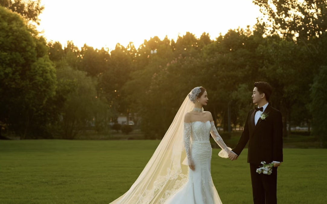 客片分享| 把草坪婚礼搬进婚纱照里🍃 