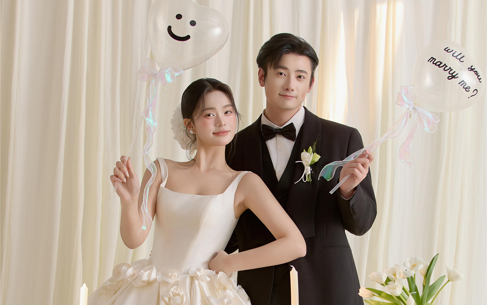 💐韩系婚纱照｜把仪式感拉满的甜系氛围感也太绝了