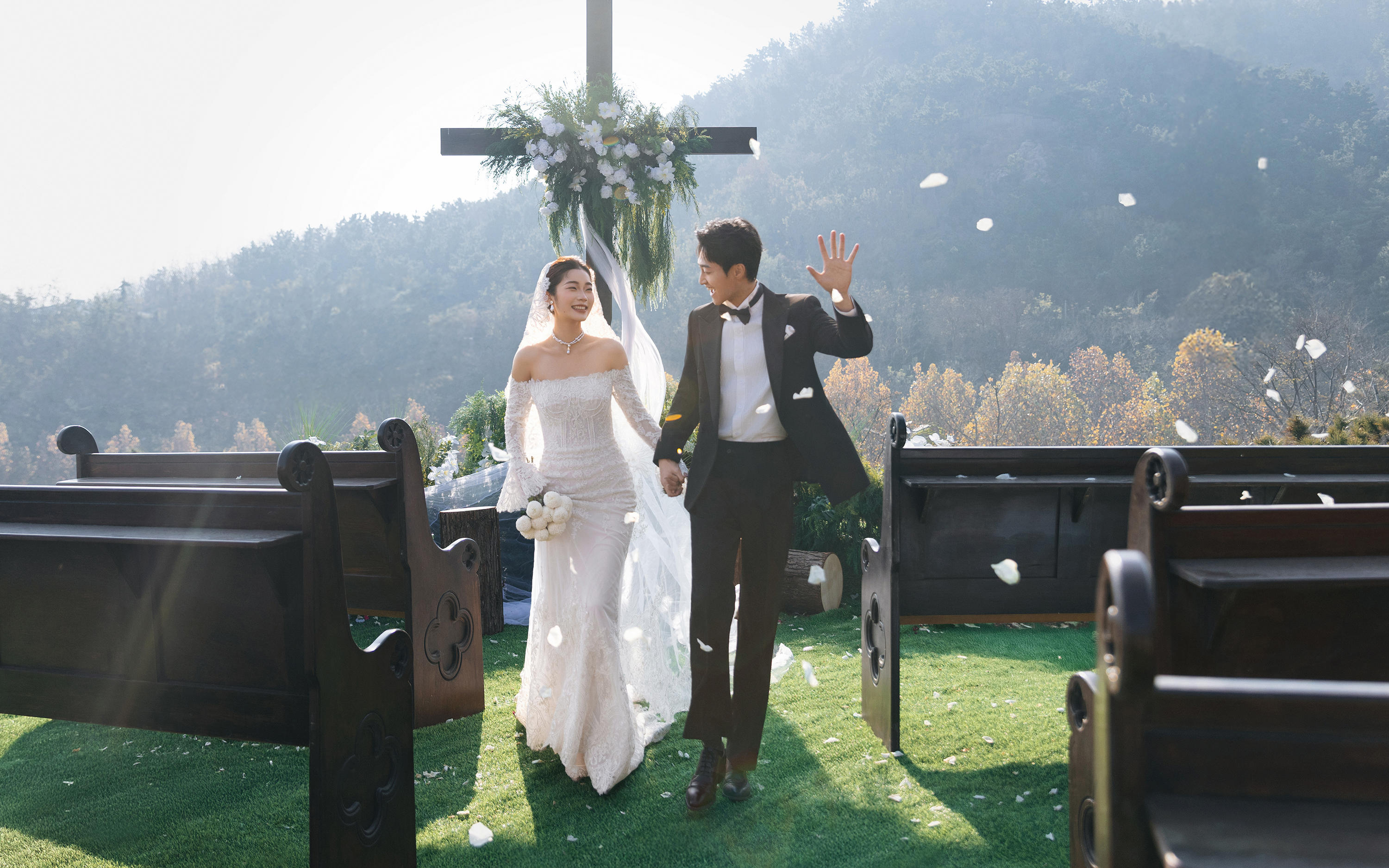 当之无愧的浪漫❗爱惨了我的仪式感婚照~