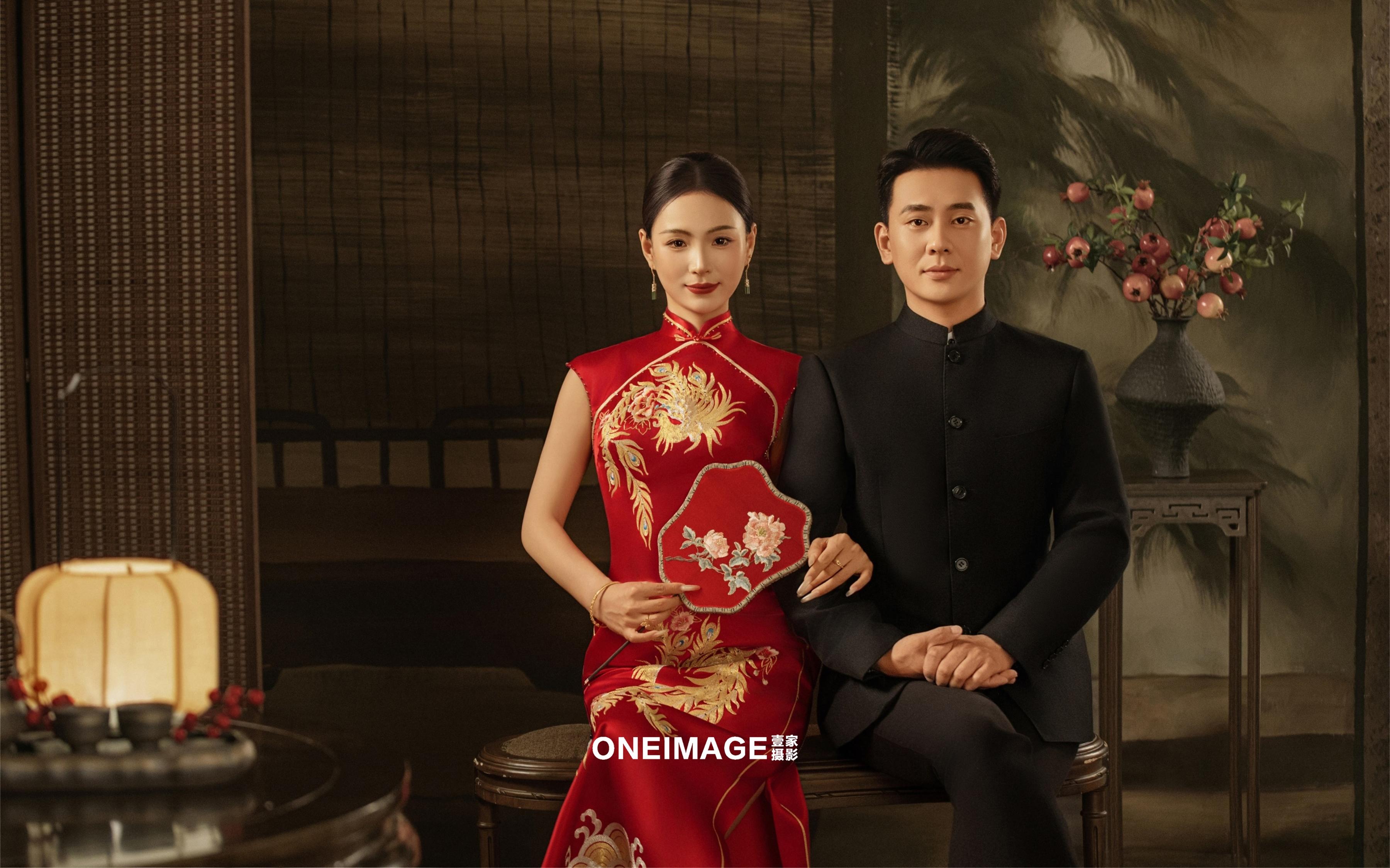 【壹家摄影】 在菏泽拍了超级喜欢的一组新中式婚纱