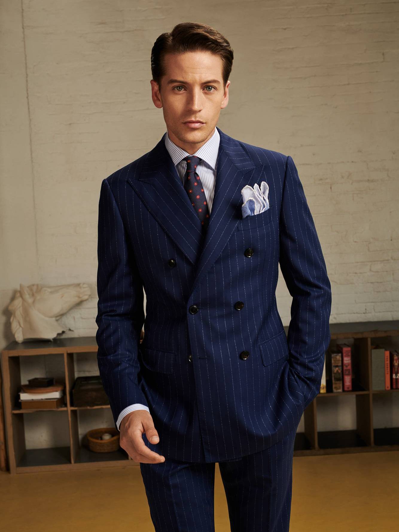 【睿曼定制】国际品牌面料+手工定制