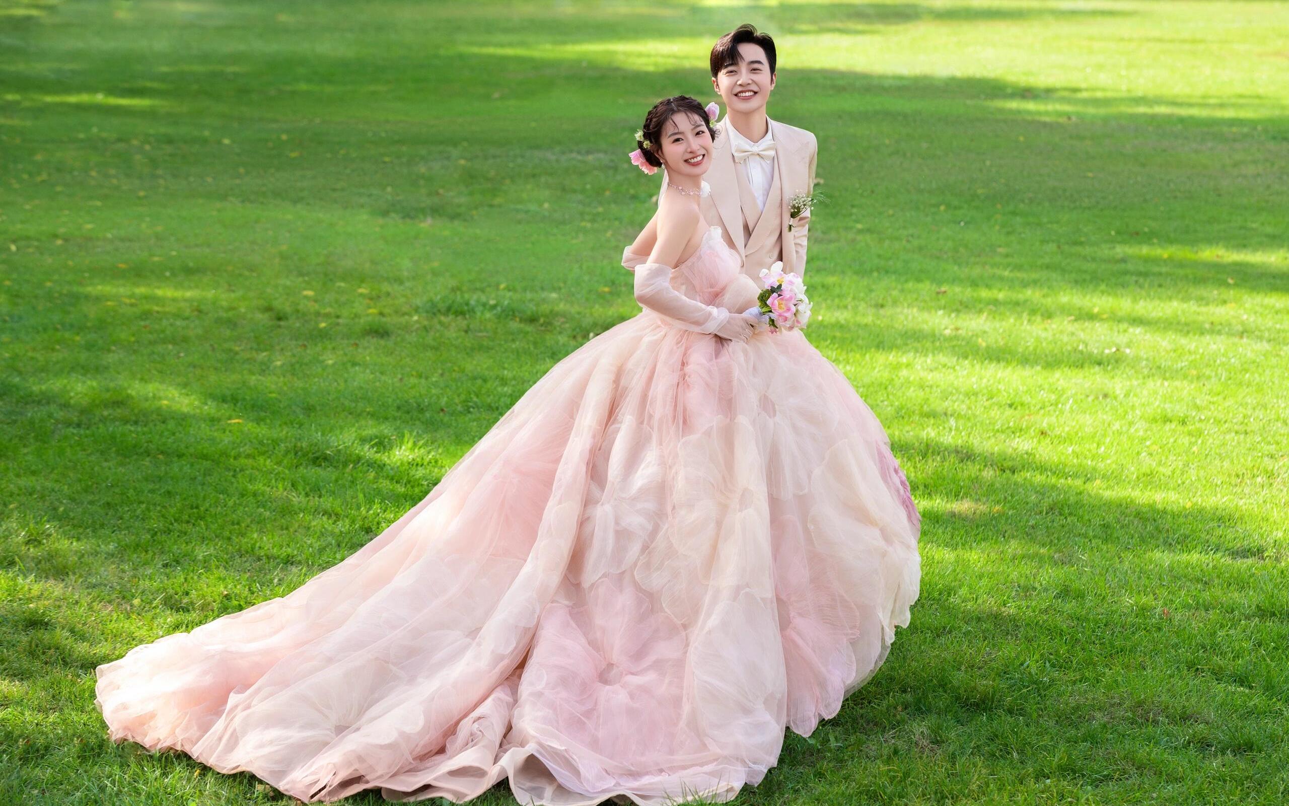 美到想私藏！公主风森系婚纱照太戳我了！！