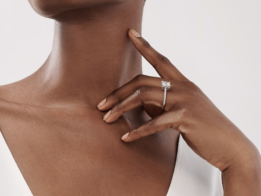 FASCINE 1克拉公主方型求婚钻戒