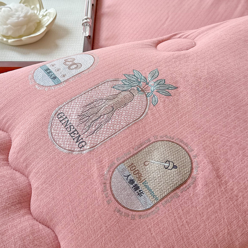 2025新款提花立體大豆纖維冬被棉被芯