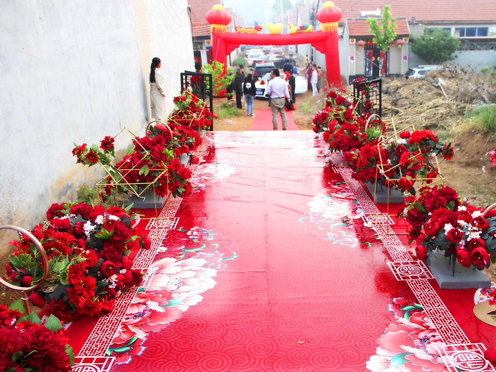 金玉满堂   院落式中式婚礼  适合在老家举办