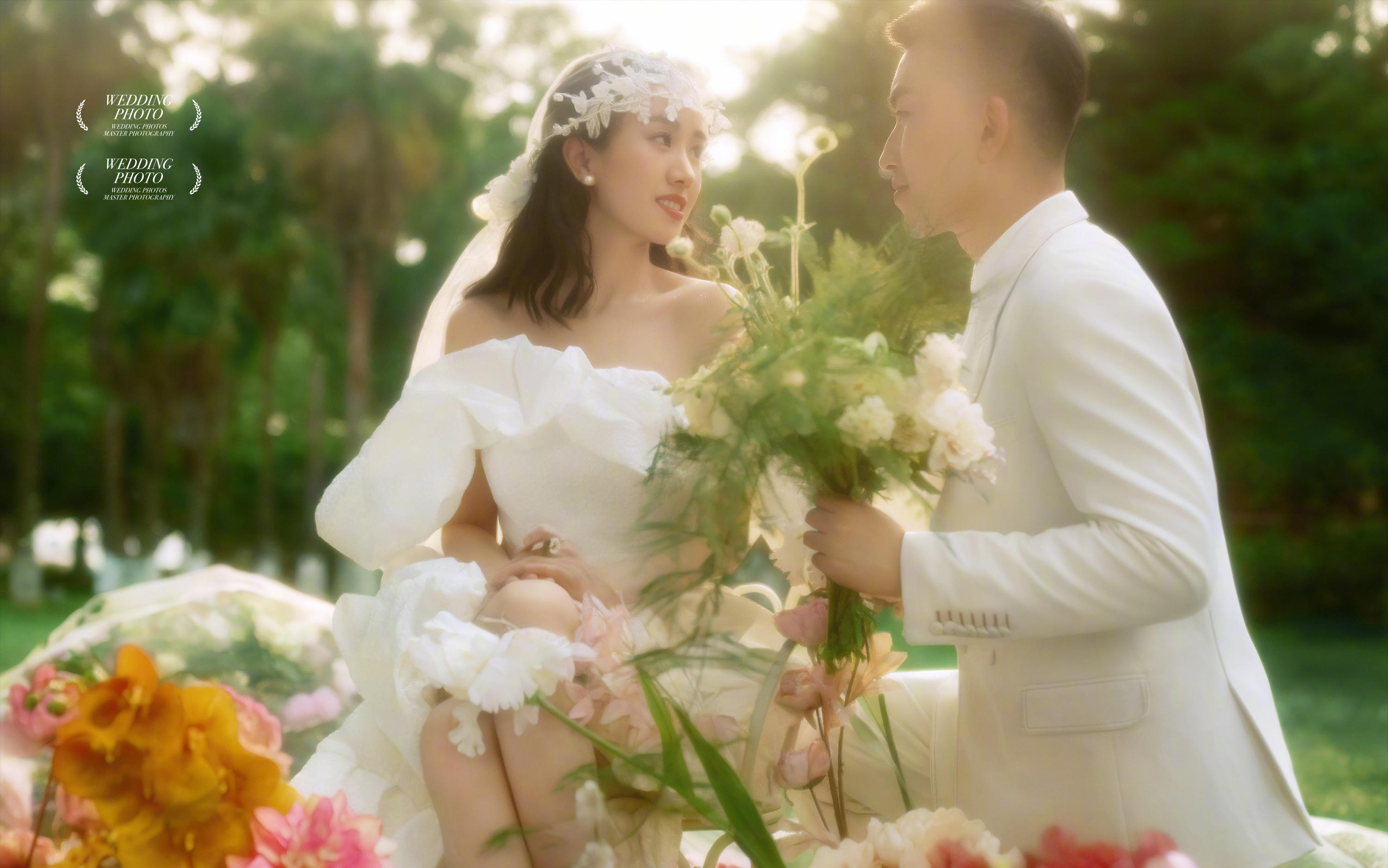 超绝松弛感❗以鲜花元素的超美造型