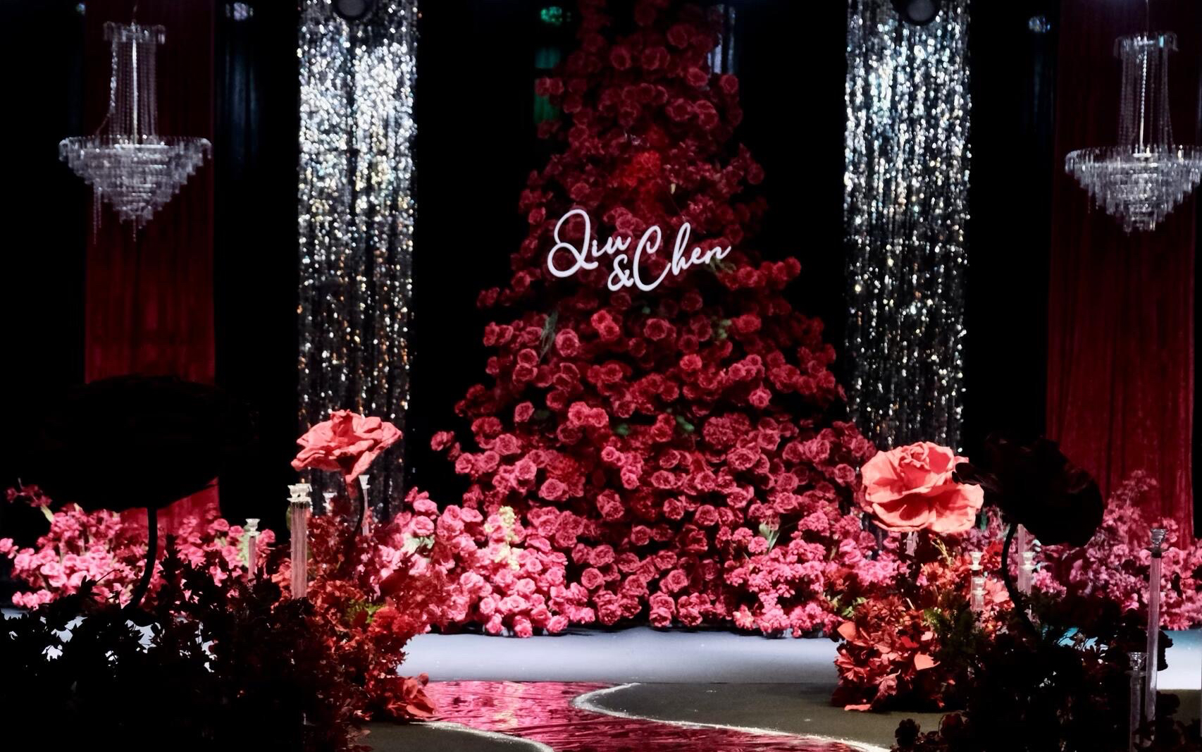 酒店高级感水晶婚礼