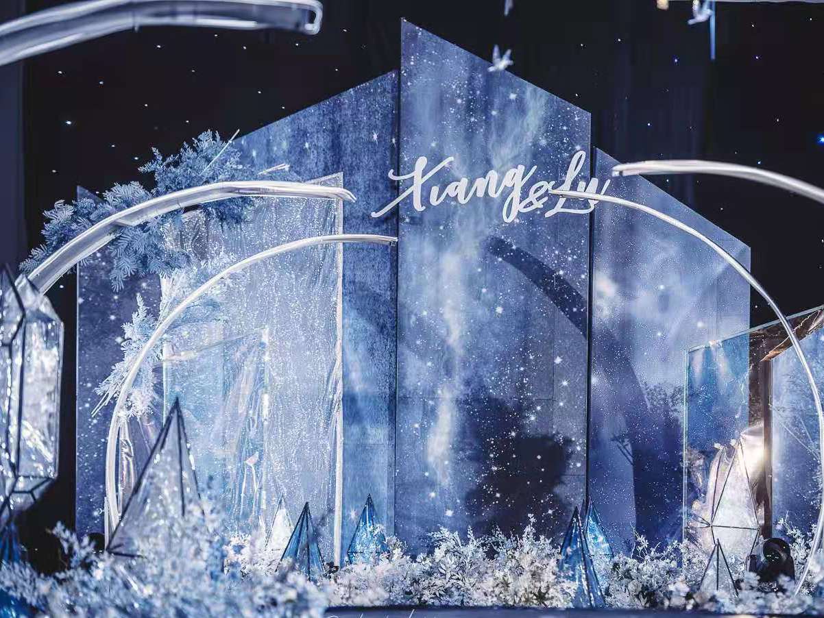 静谧蓝色系【柒月婚礼定制】闪耀