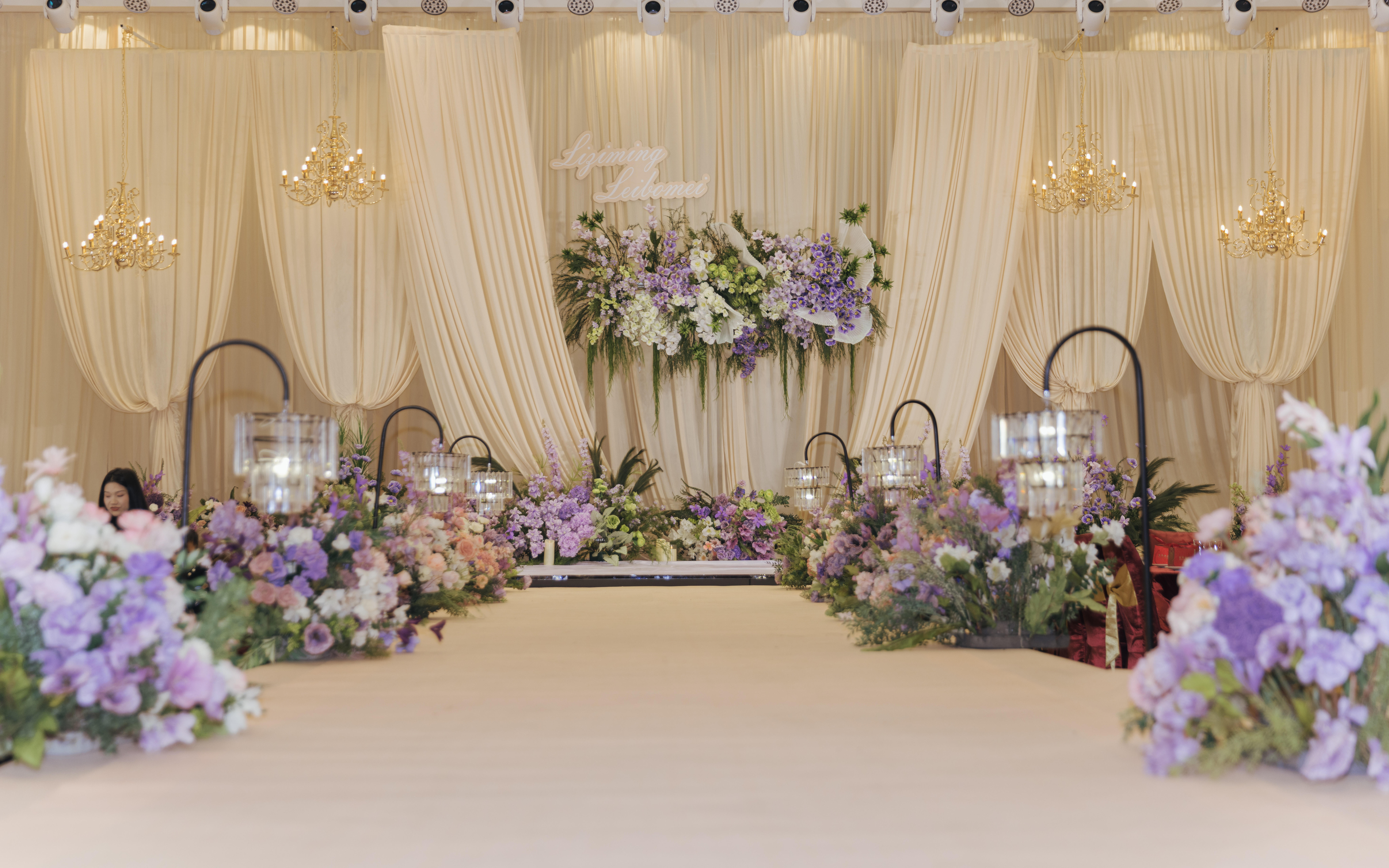 浪漫婚礼定制-韩式布艺主题