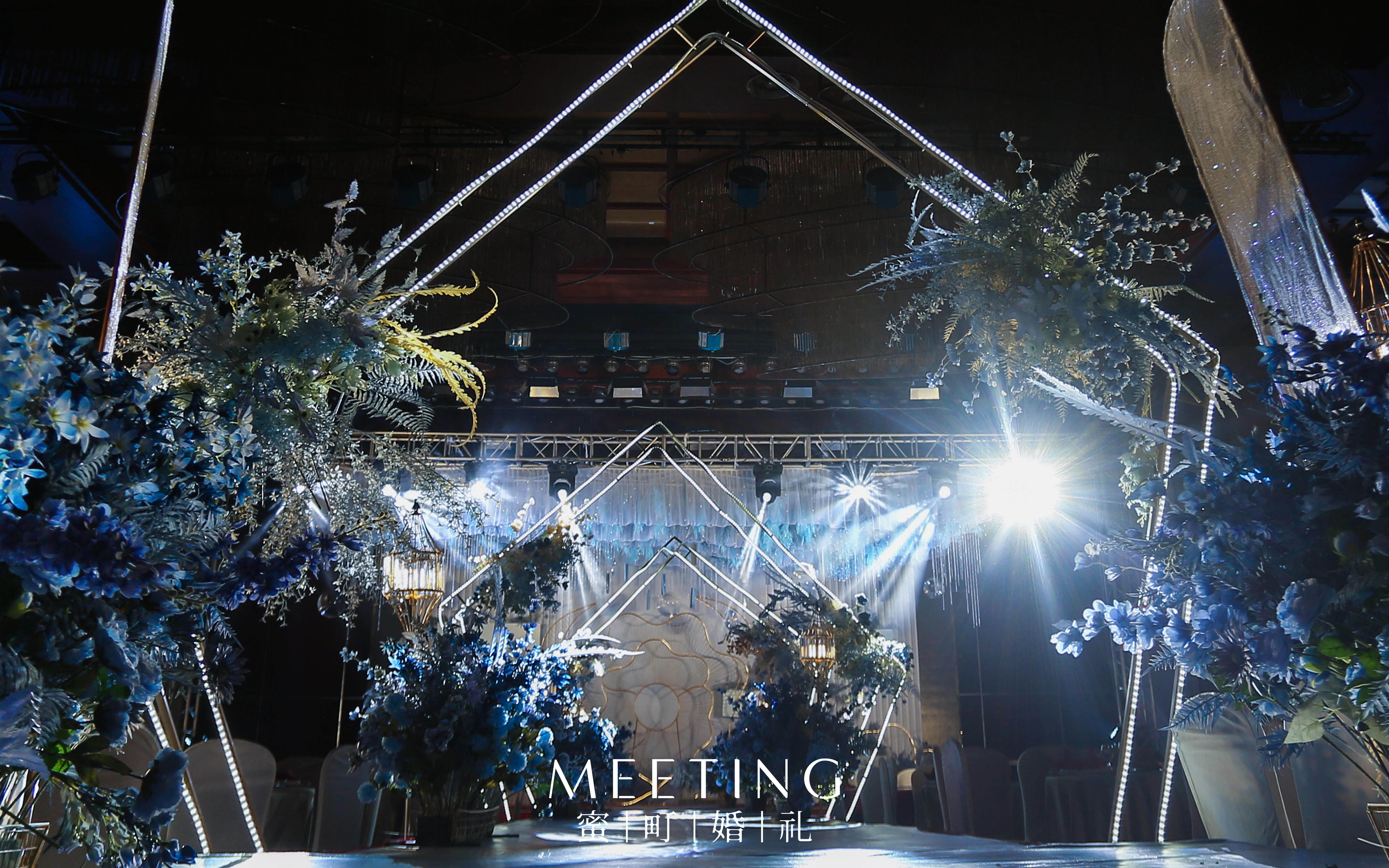 〖蓝色星情〗简约蓝色婚礼