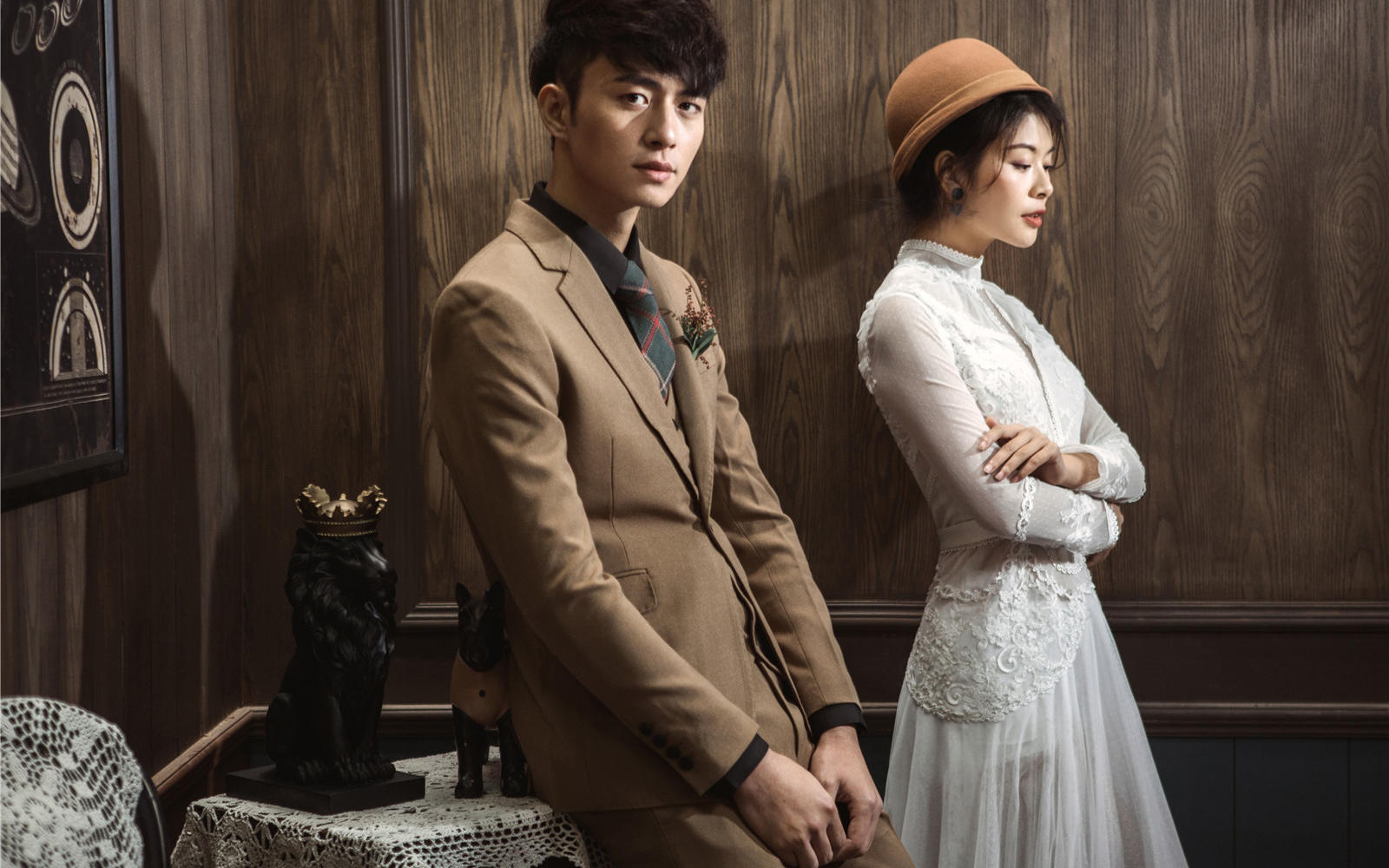 花禾总监团队B套餐全天一对一自由跟拍个性定制婚照