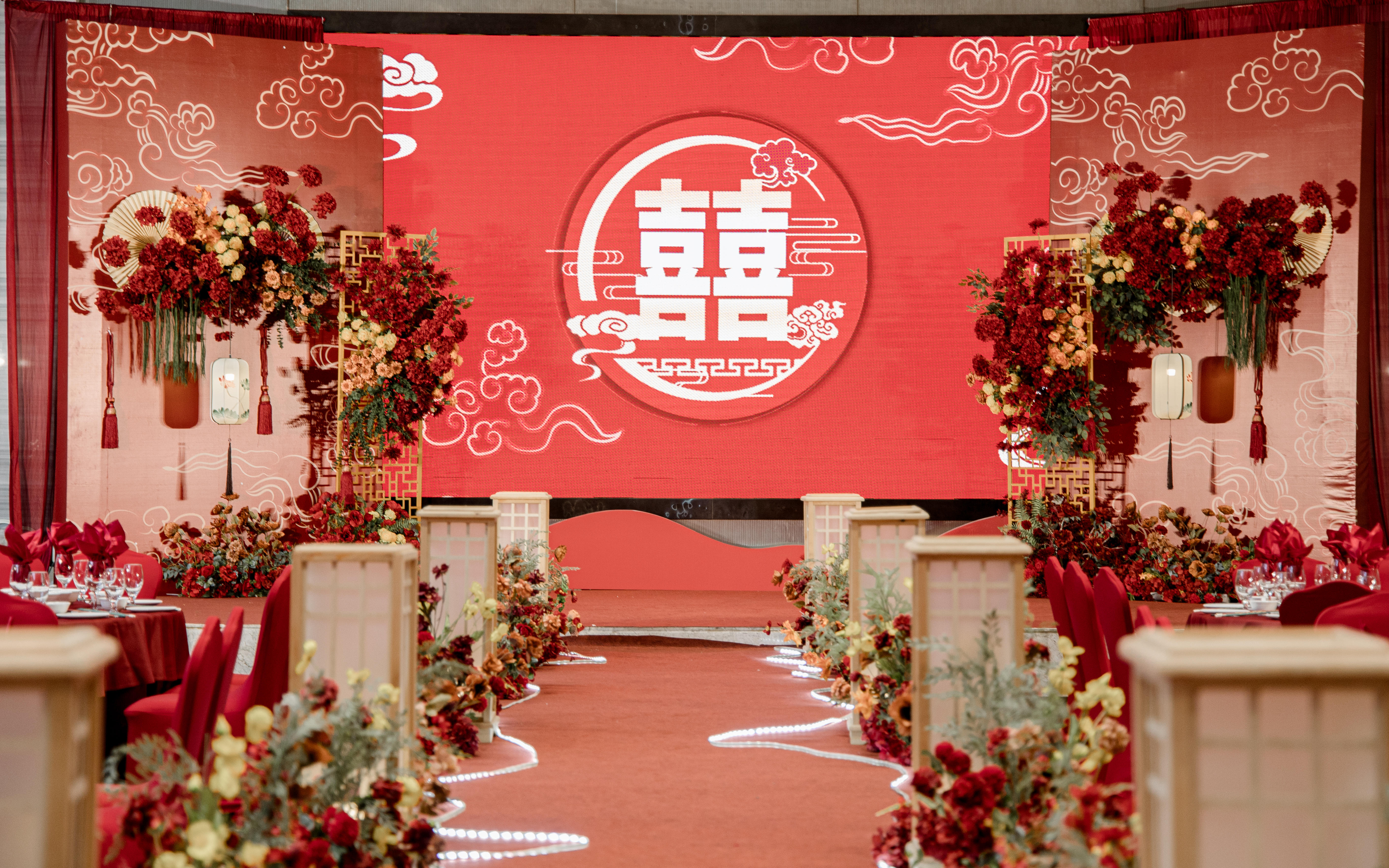 經(jīng)典紅色中式婚禮
