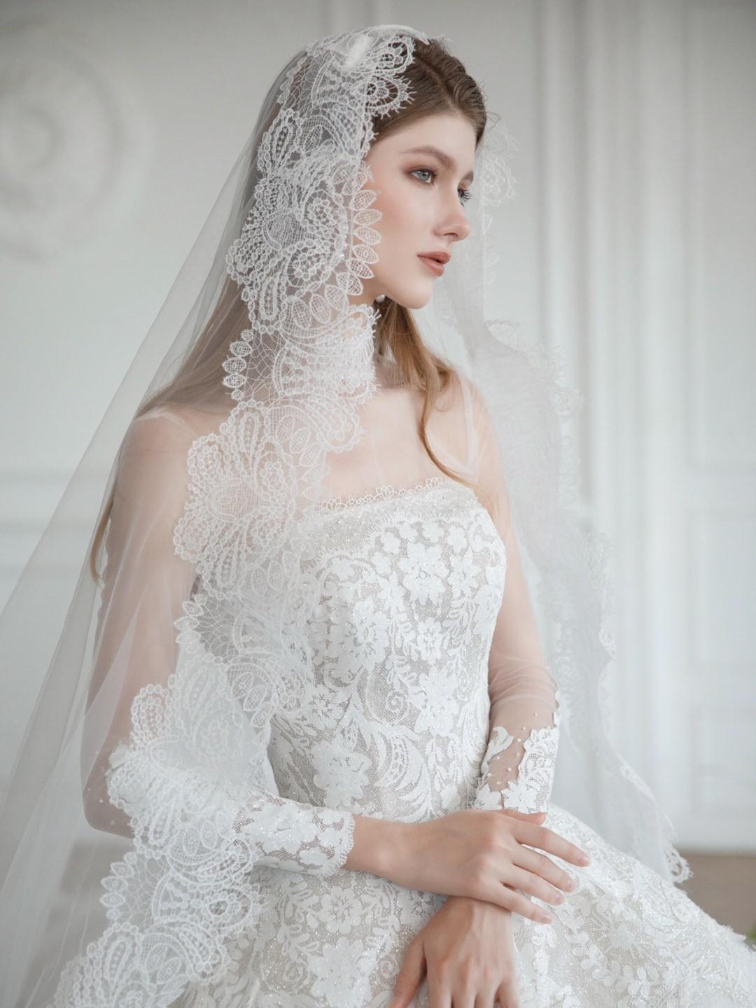 【若梵推荐】重工婚纱华丽女王范