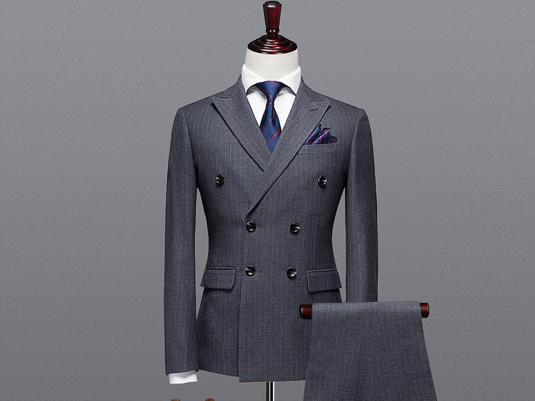 【结婚/商务】英格兰进口面料男士西服定制9件套 