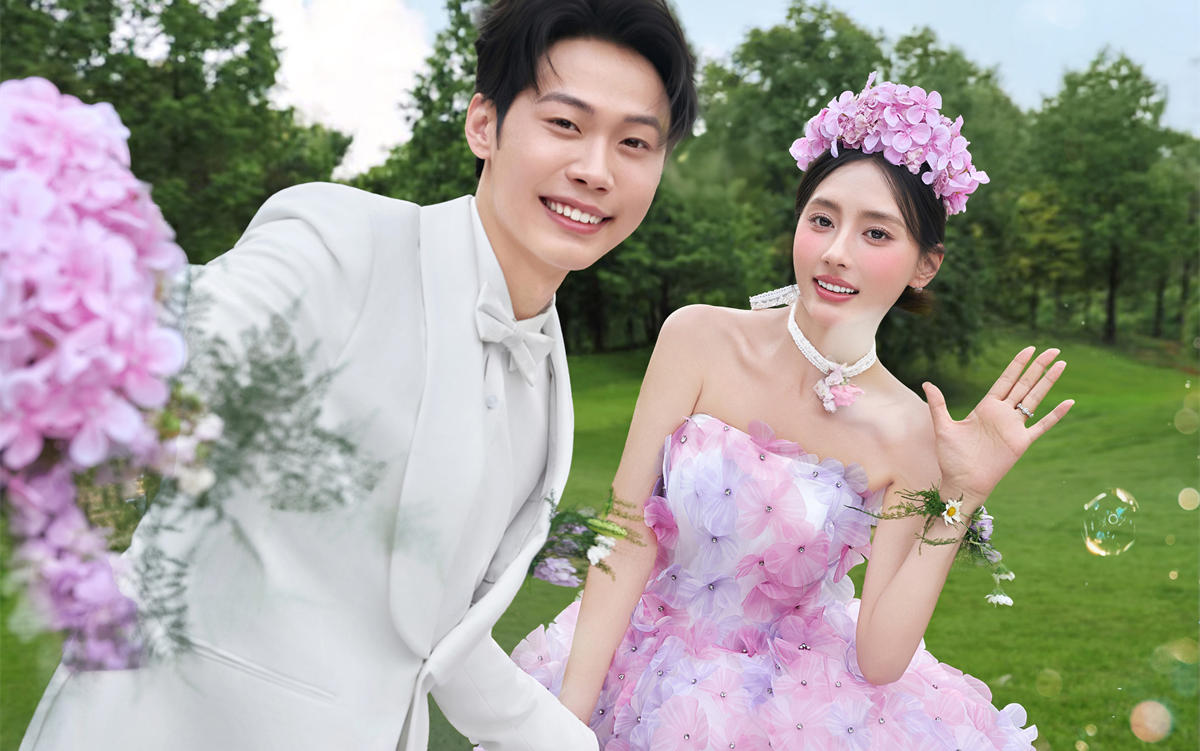 【D视觉摄影】一转身就跌进春日童话婚纱照啦