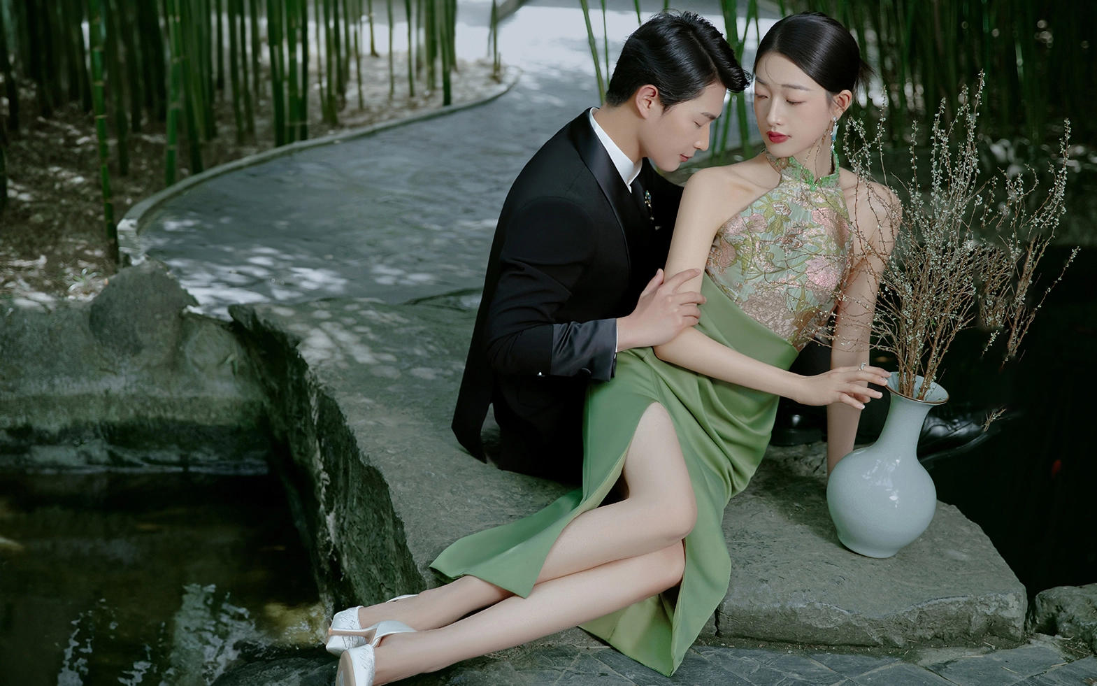 东方韵致·旗袍园林婚纱照