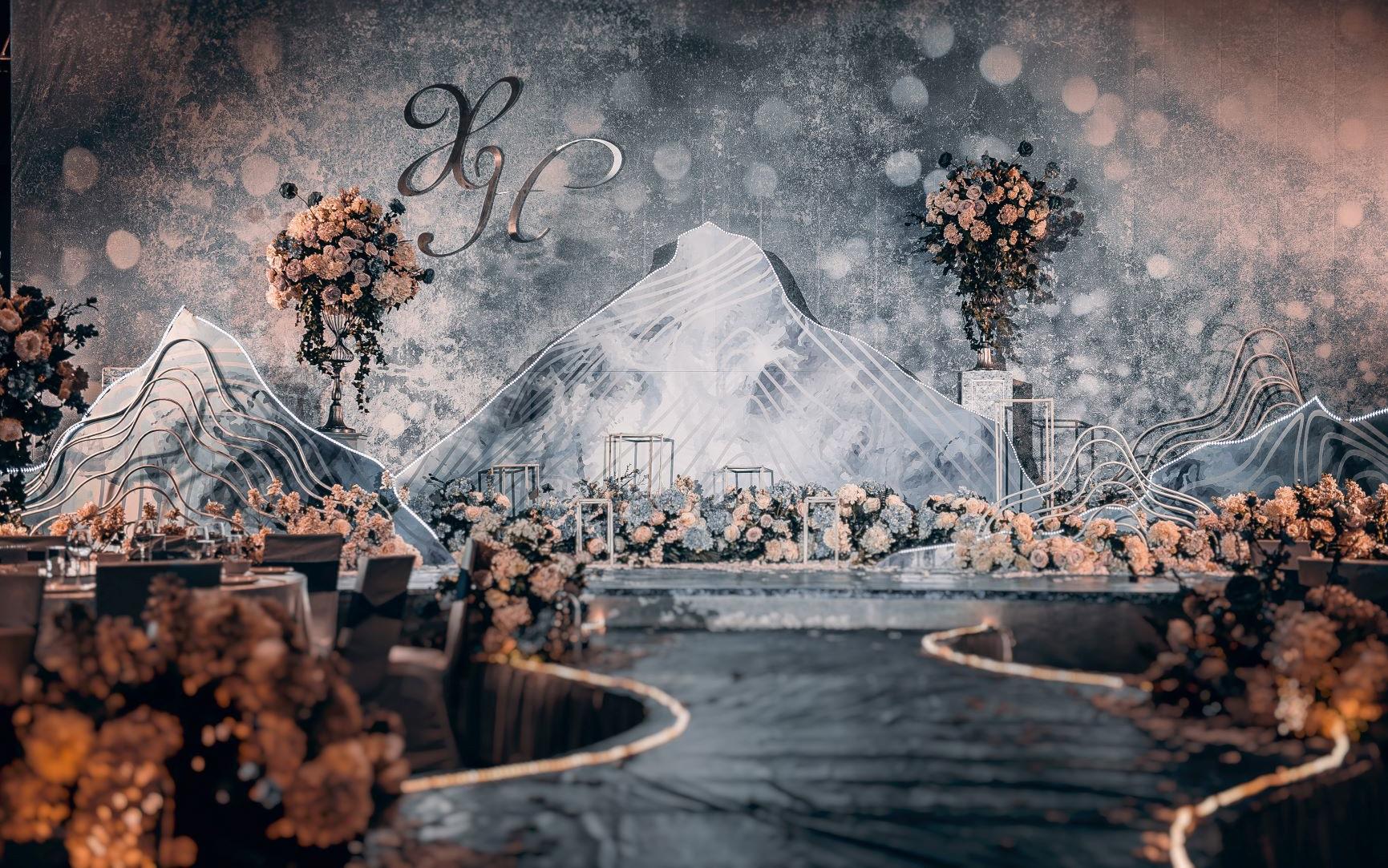 锦玉喜堂专享欧式套餐  静谧蓝婚礼送超值大礼