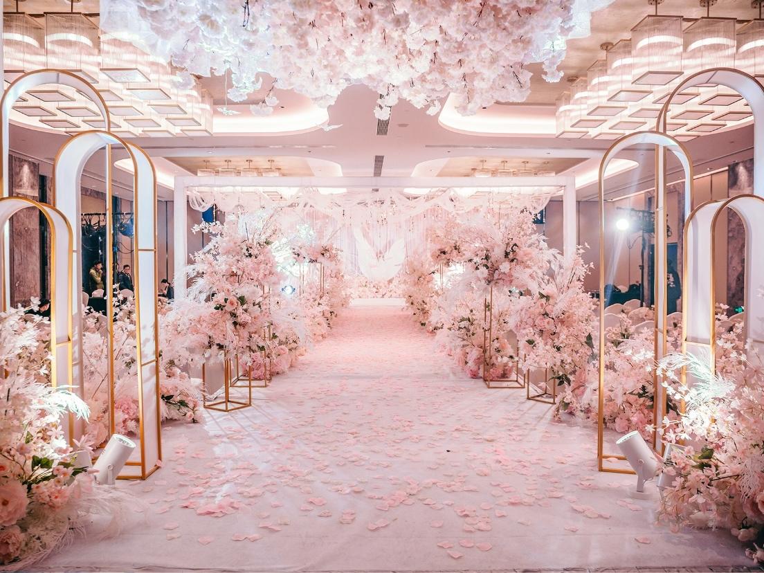 随州市薇薇婚礼 梦幻粉色