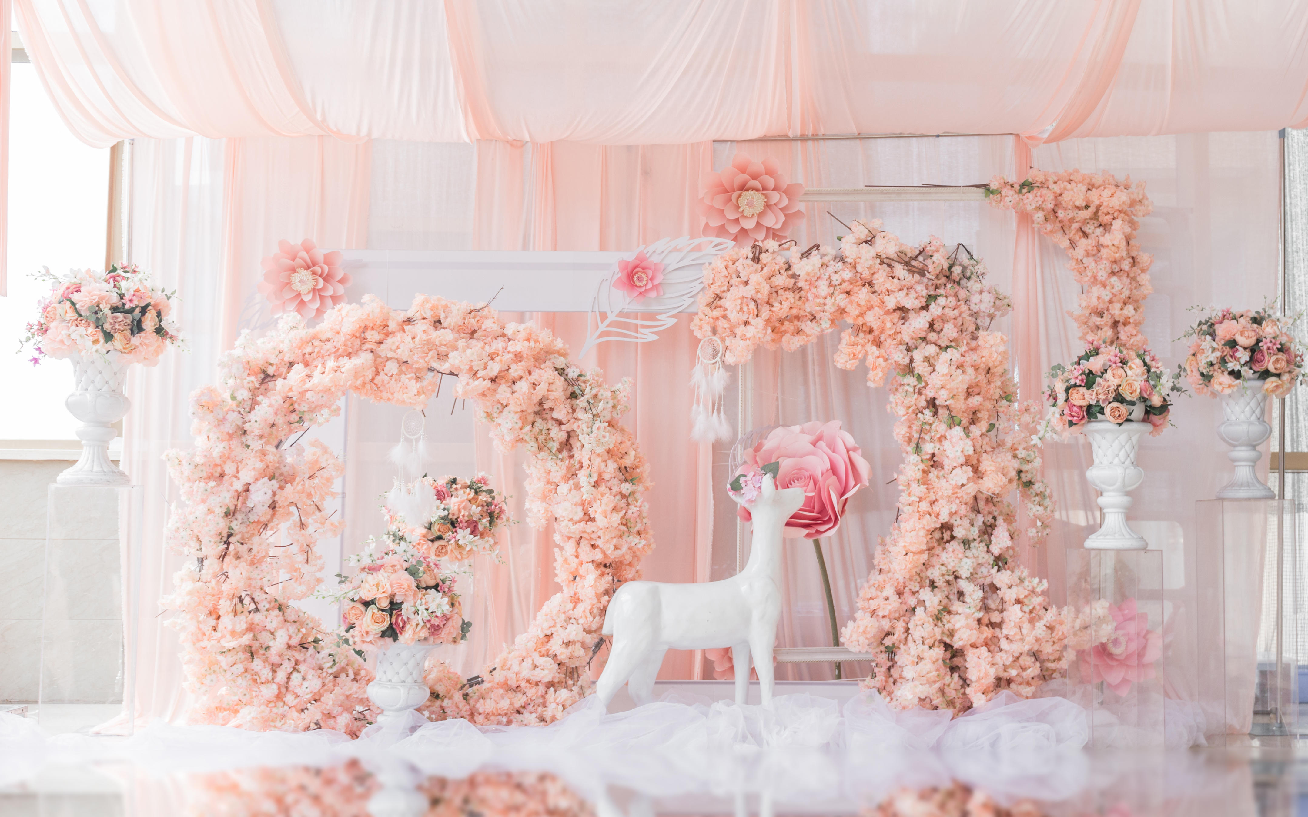 【亿爱定制】粉色小清新唯美可爱淑女风婚礼