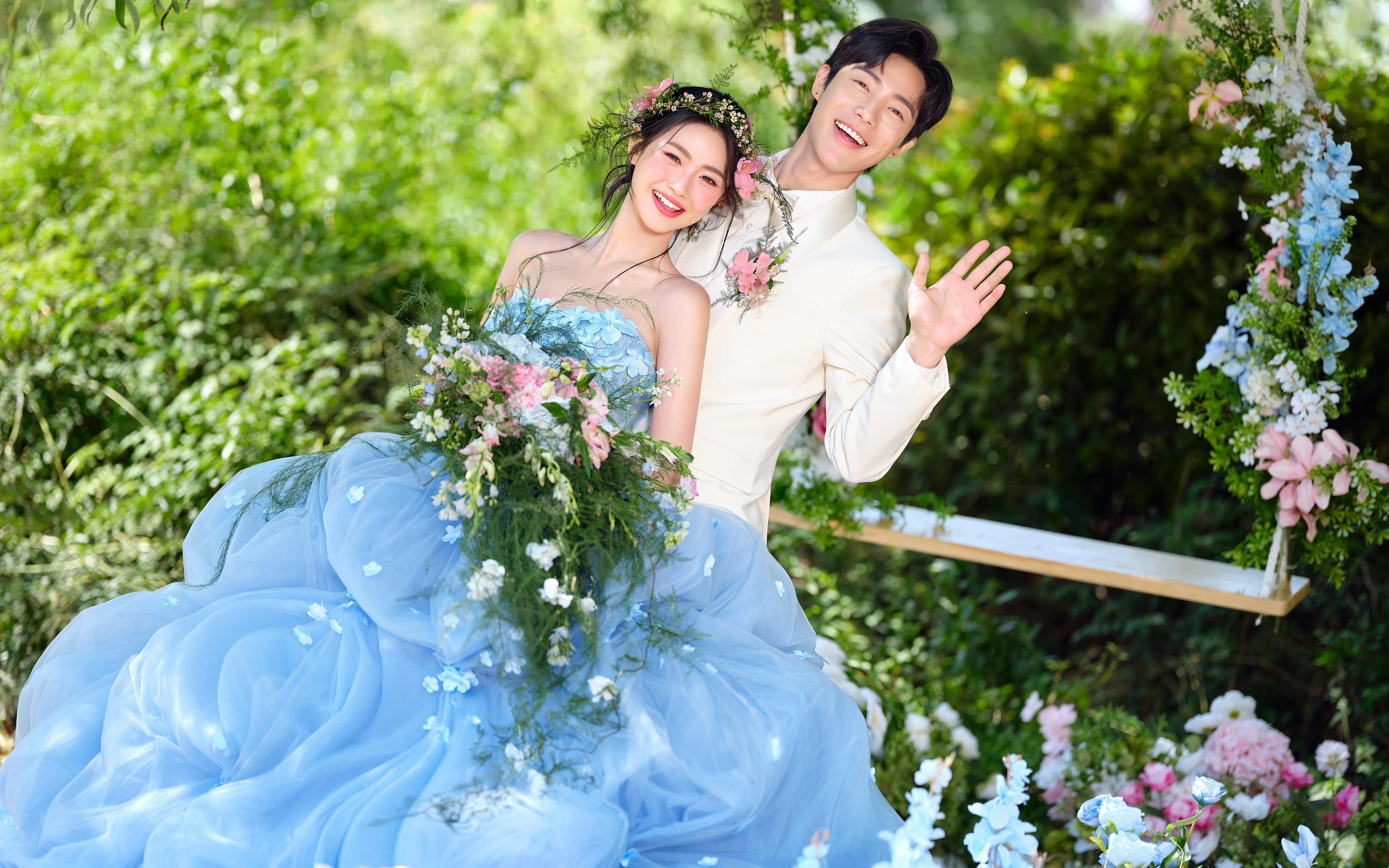 春日必拍的森系婚紗照??清新甜美好浪漫?。? style=