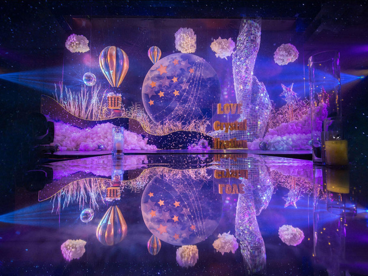 【格调·雅】紫色星空唯美浪漫婚礼定制—Star