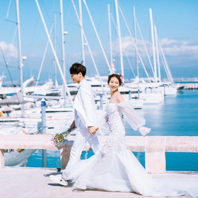 【I DO 90摄影】海景私人订制一对一拍摄包邮