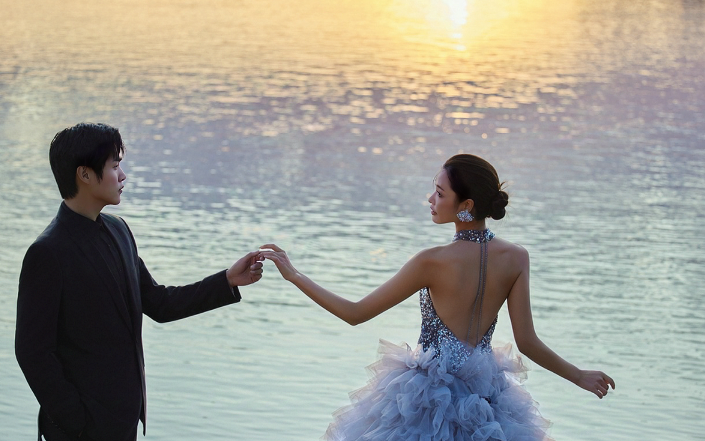 夕阳的魅力 【浪漫婚纱照】