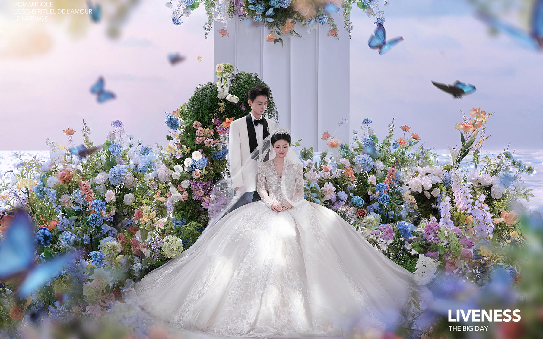 【真實客片】內(nèi)景婚紗照丨張玉&王世琴