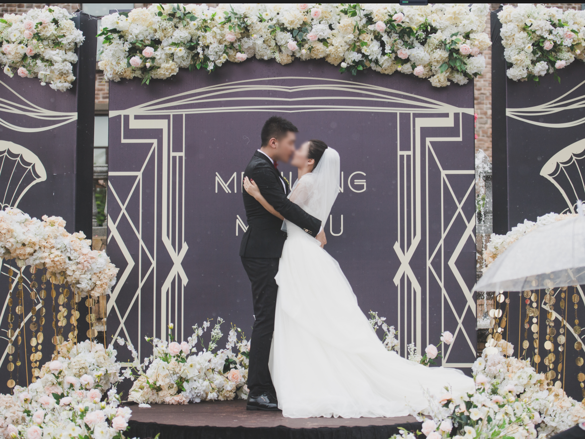 【流年】炫酷黑棕色户外婚礼