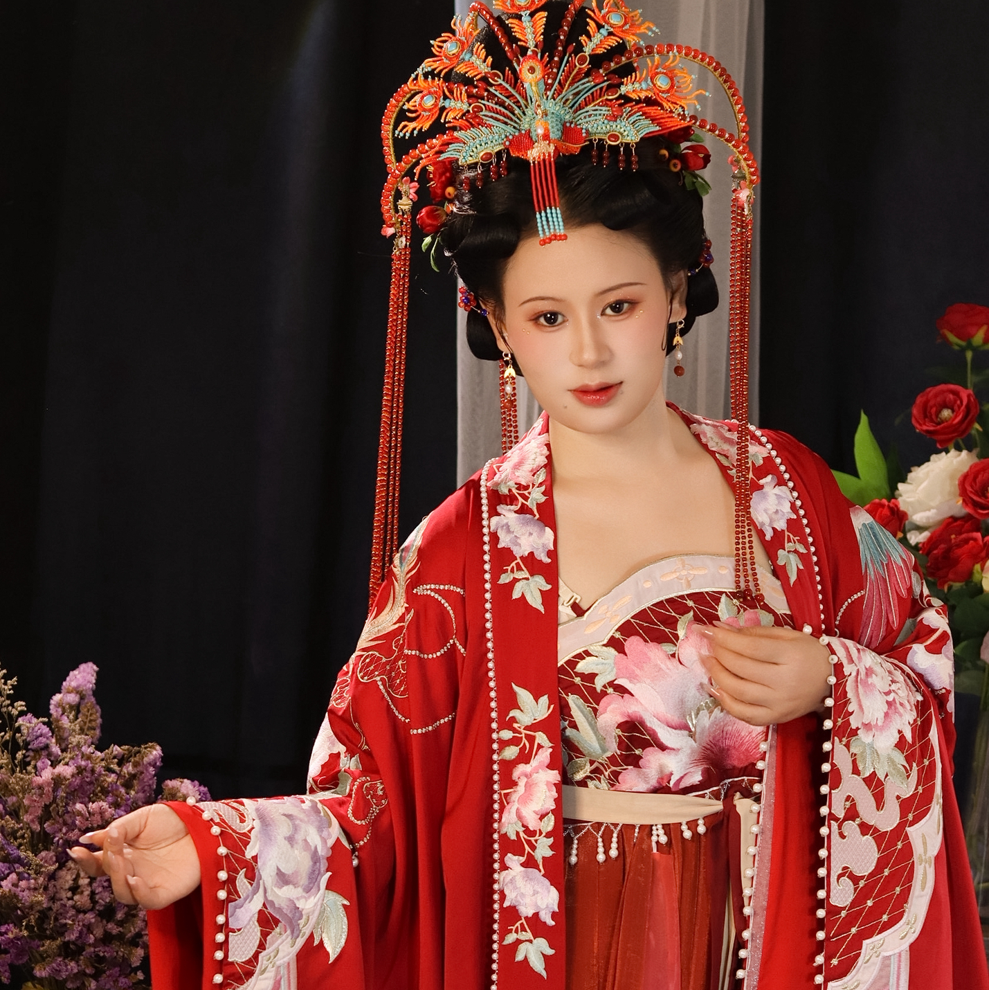 柚子中式婚礼妆造