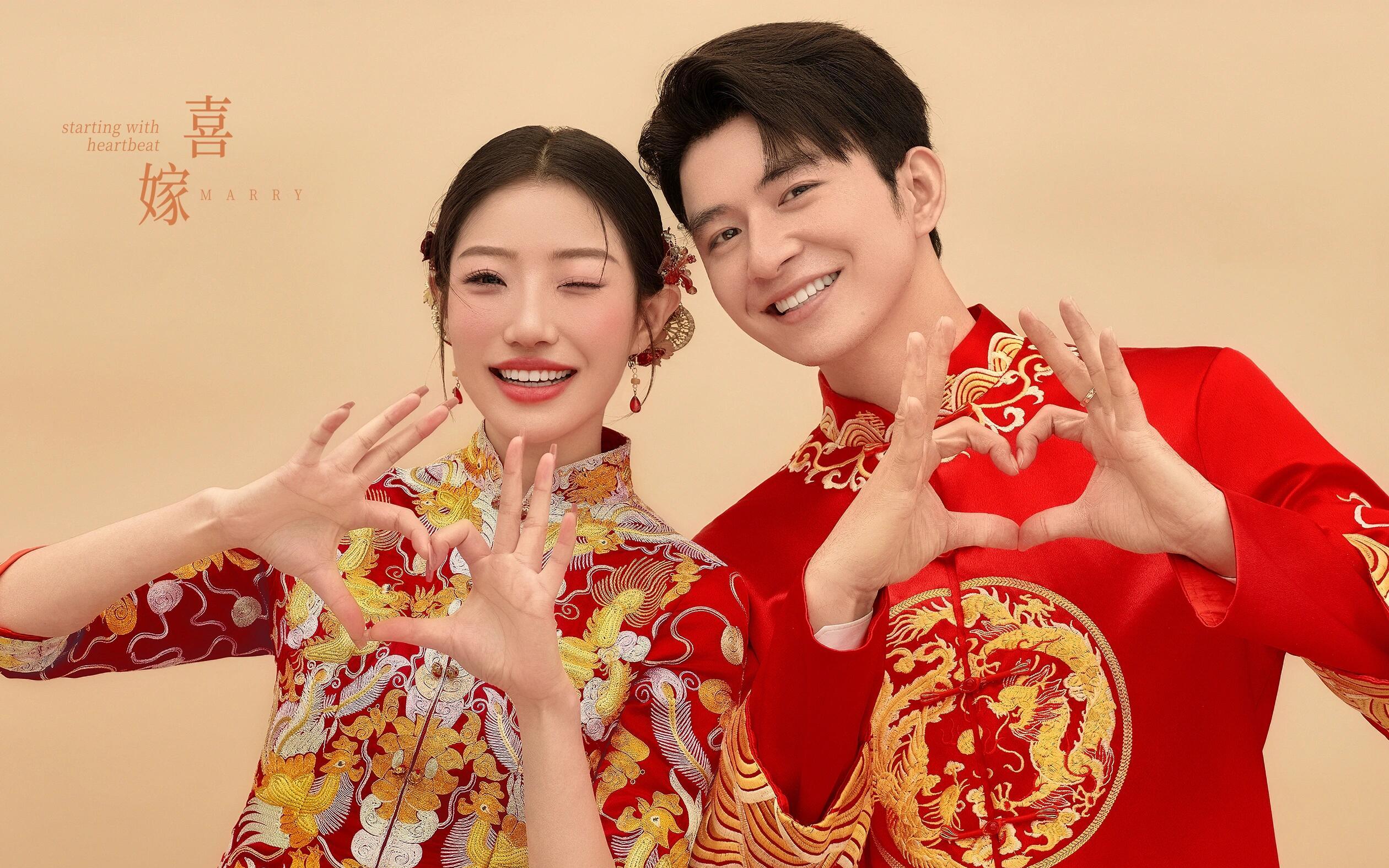 长辈们喜爱❤年轻人也心动的中式秀禾婚纱照