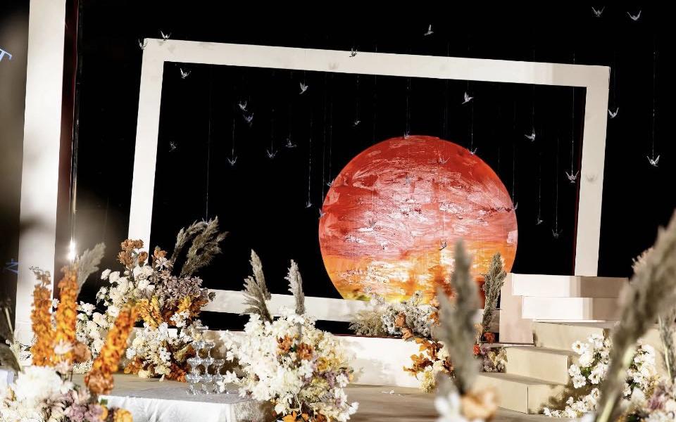  喜橙|落日主題婚禮