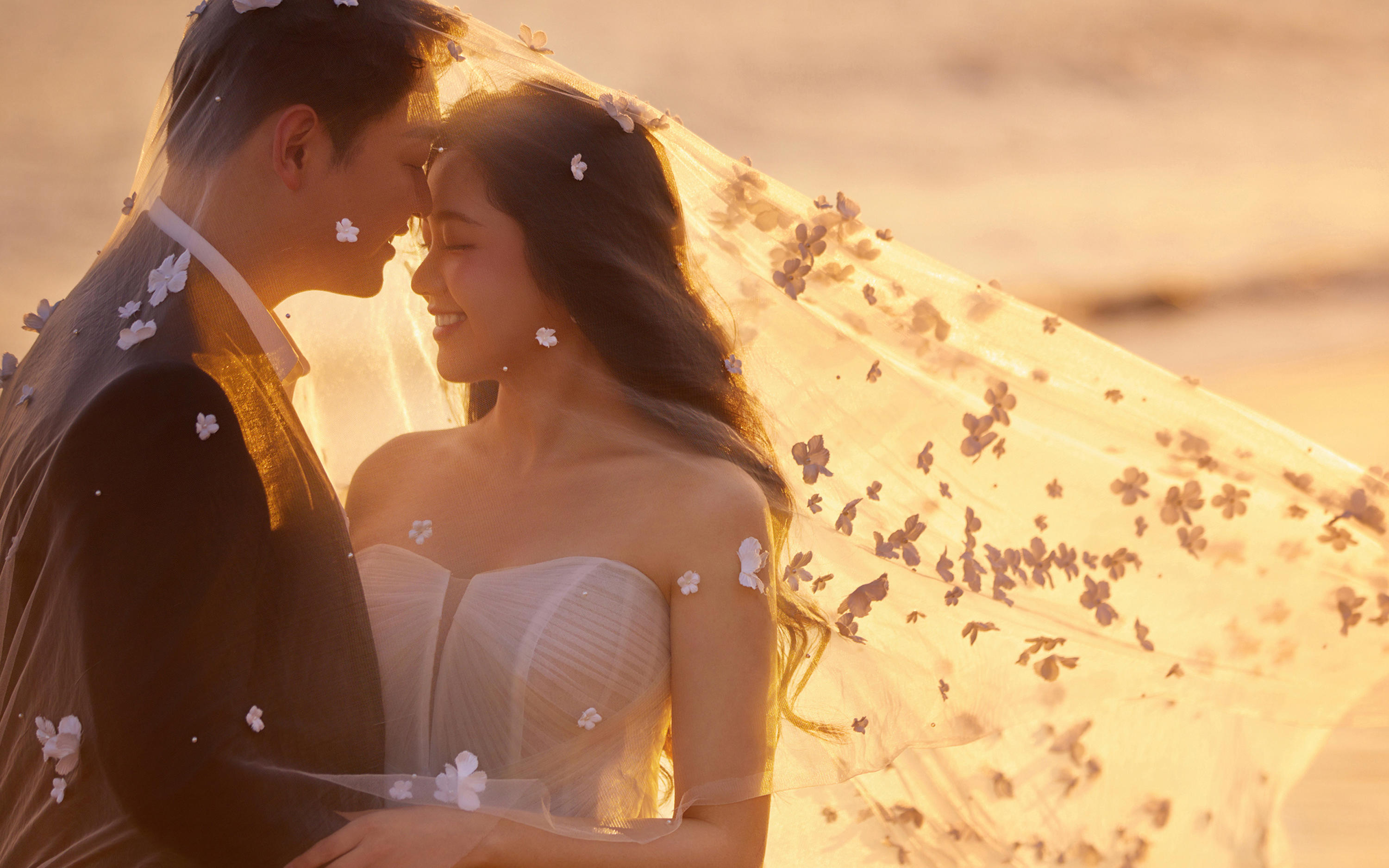 羅先生夫婦（夕陽海景）