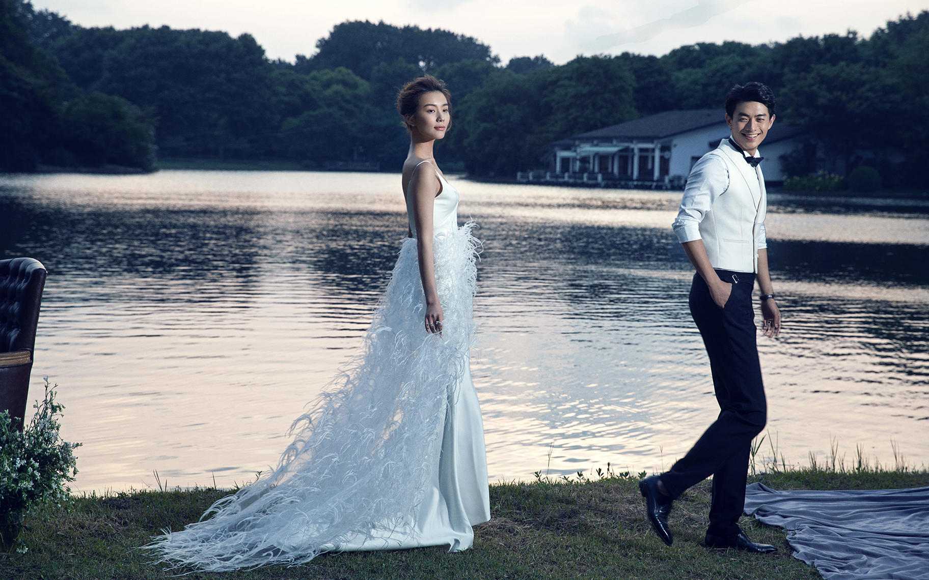 晨光初启    暮色霭霭