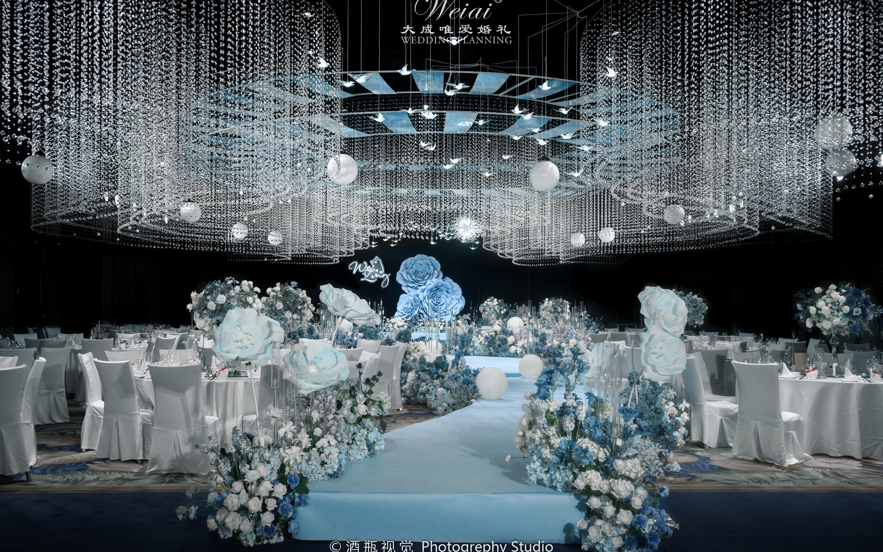 《Blue miracle》冰蓝色水晶梦幻婚礼