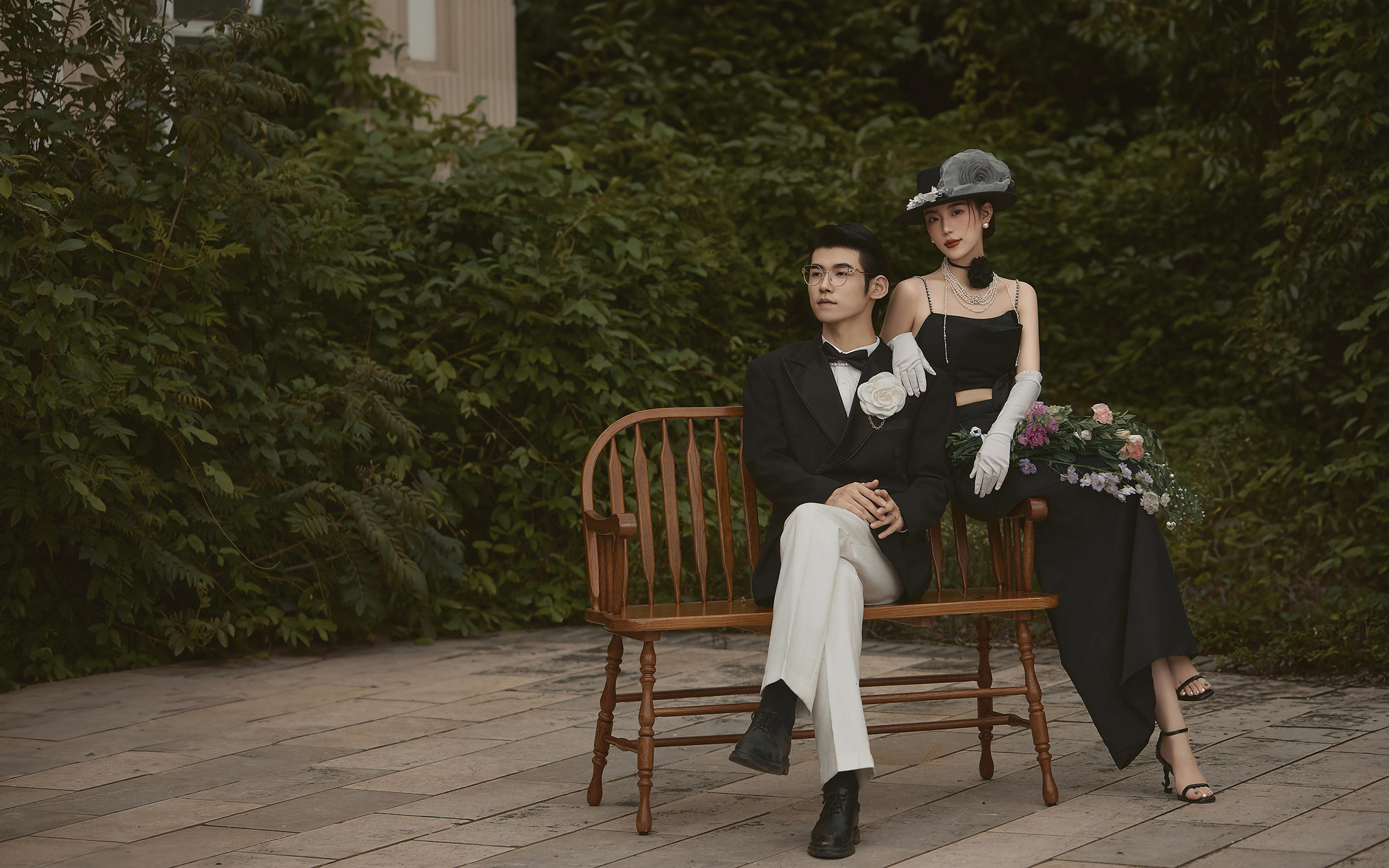 【赫本风格】发现晚了，这么浪漫的赫本婚纱照   