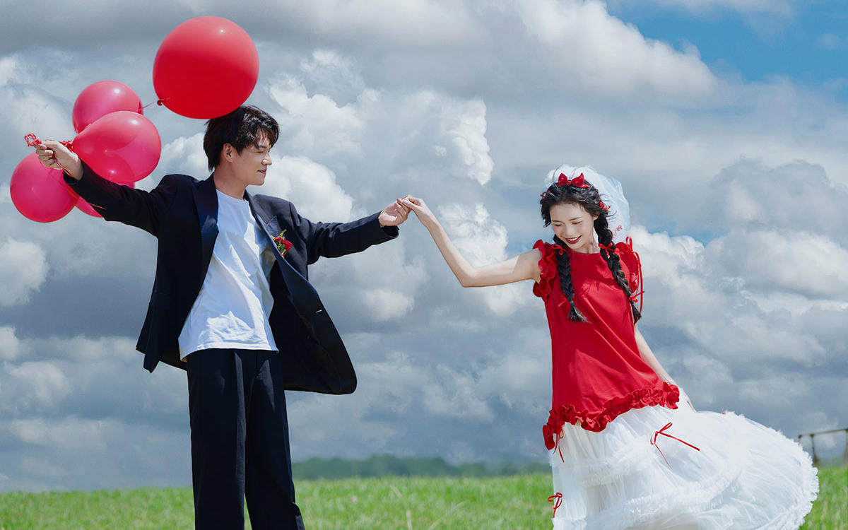 🎈草坪婚纱照｜青春甜恋氛围感拉满