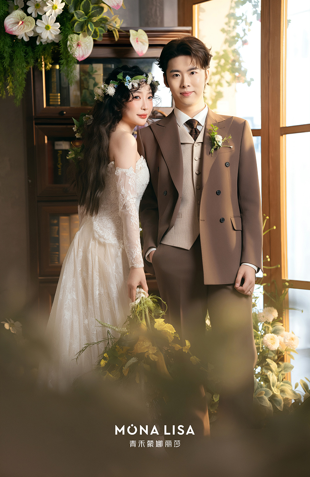 法式复古室内婚纱照~值得珍藏的回忆