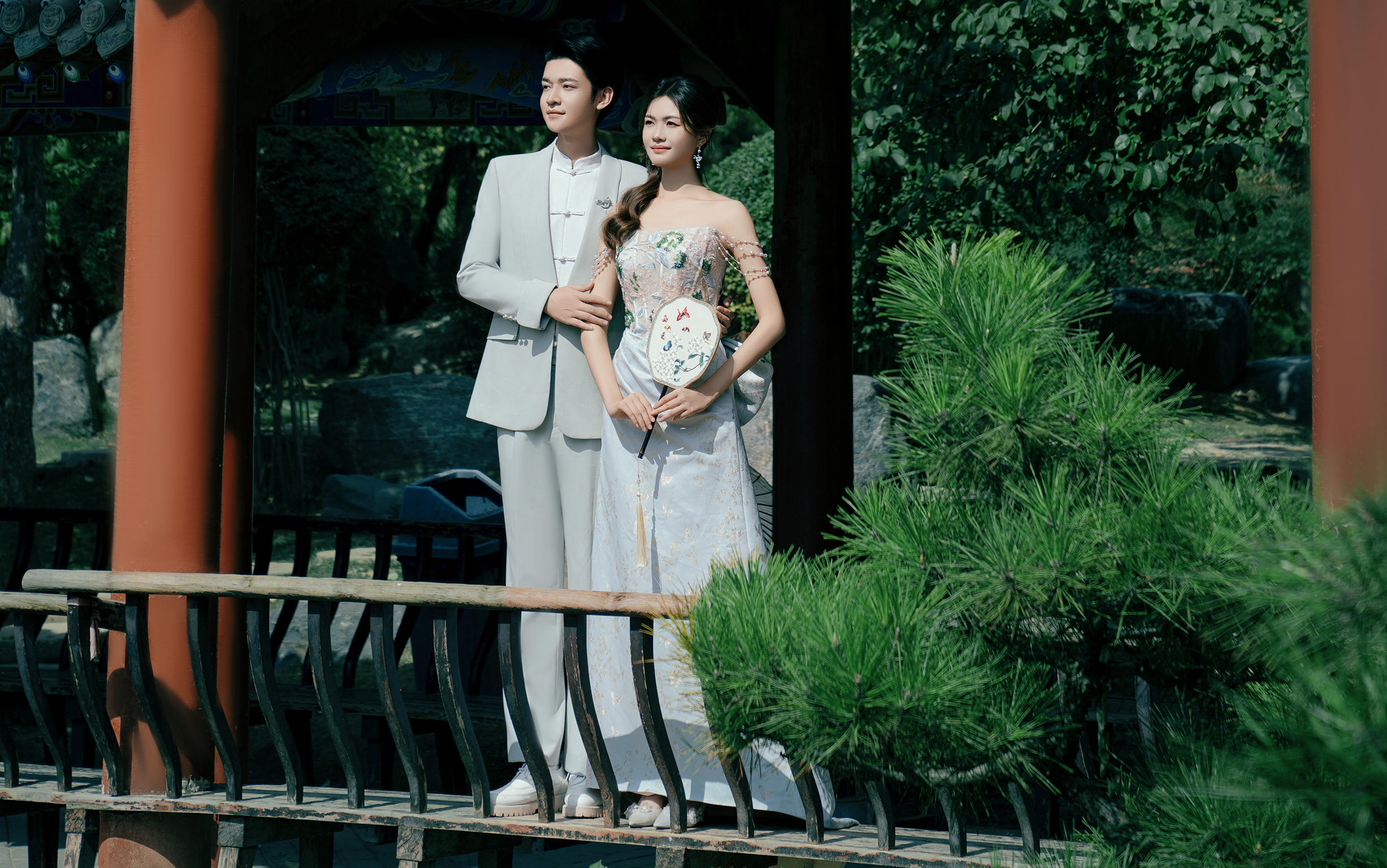 💙蓝韵江南|把新中式婚纱照拍成园林诗意